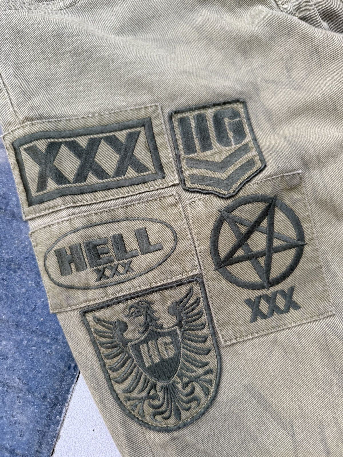 Hysteric Glamour 90’s HYSTERIC GLAMOUR HELL STAR MULTI LOGO Y2K CASUAL PANTS Size US 30 / EU 46 - 6 Thumbnail