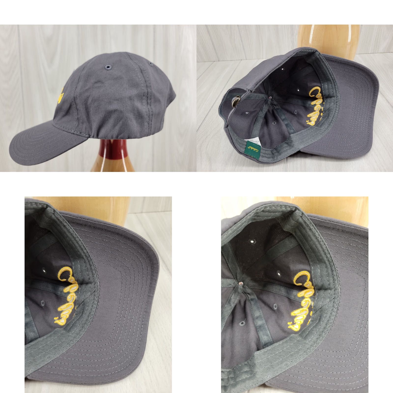 Vintage Cabela's Club Ball Cap Gray Adjustable One Size Fits Most Men Baseball Cap Hat Casual Mens Size ONE SIZE - 8 Thumbnail