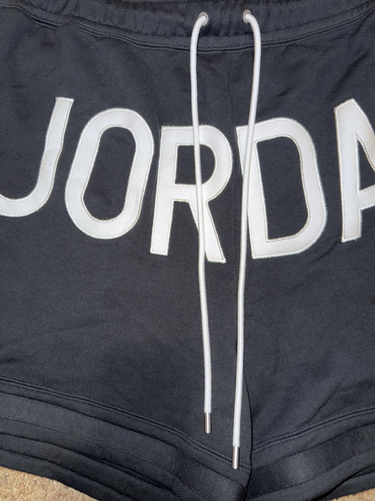 Nike Jordan Men’s Nina Chanel Abney Fleece Black Shorts Sample Size US 44 / EU 60 - 4 Thumbnail