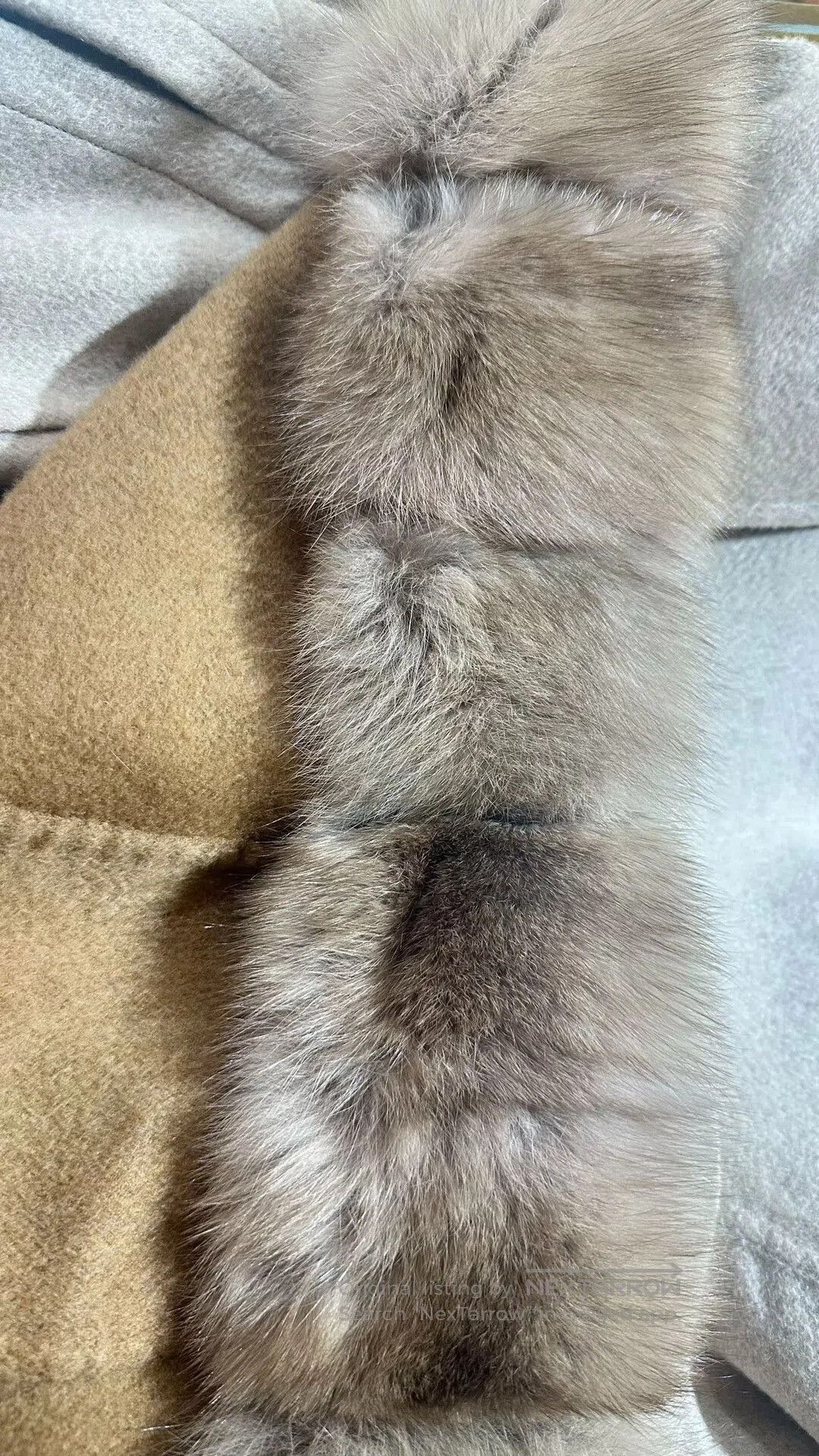 Japanese Brand Fabio Gavazzi Hooded Mink Coat. Size M / US 6-8 / IT 42-44 - 5 Thumbnail