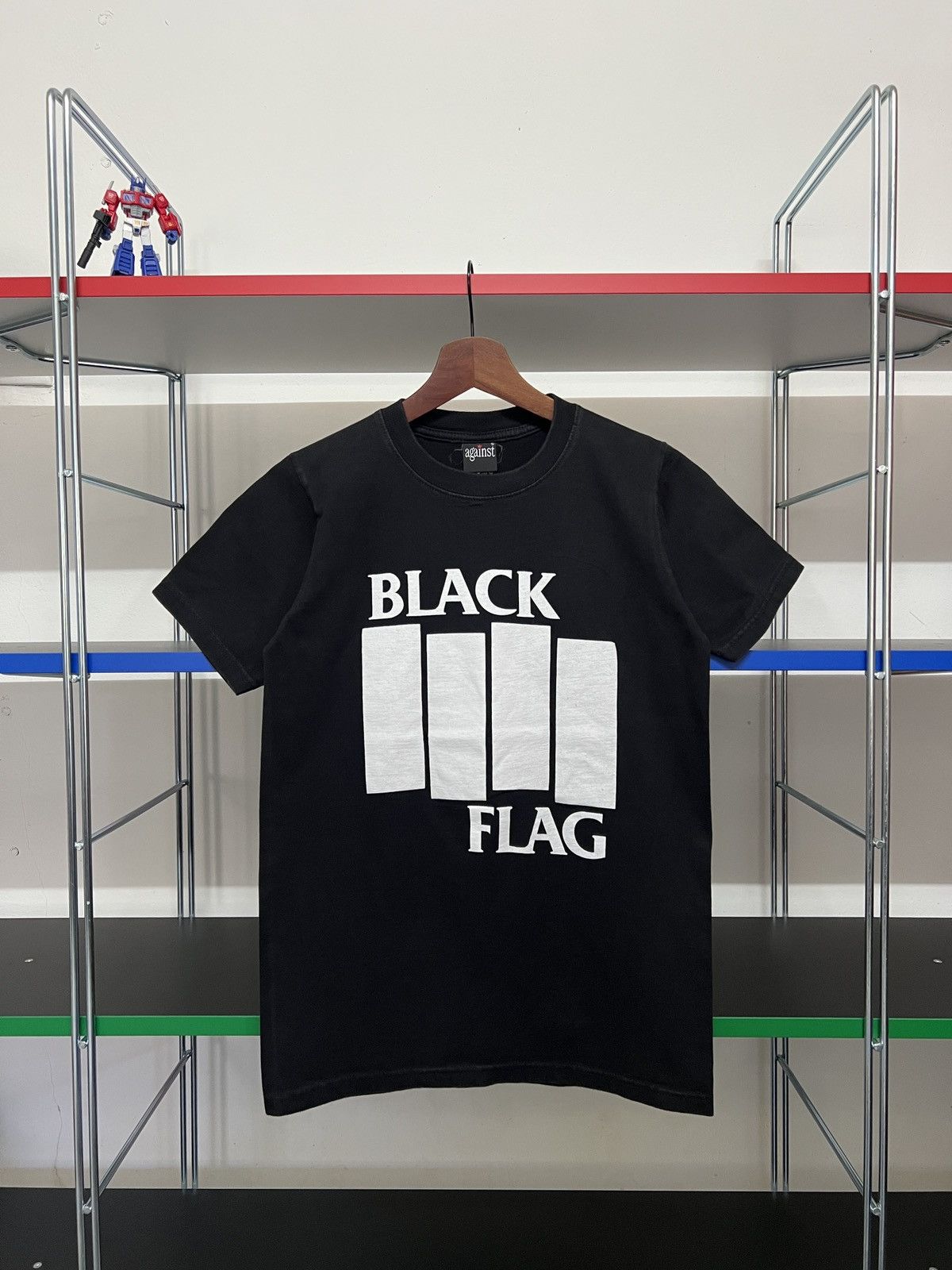 Band Tees Vintage Black Flag Bootleg Band Tee Shirt 90s Size US S / EU 44-46 / 1 - 3 Thumbnail
