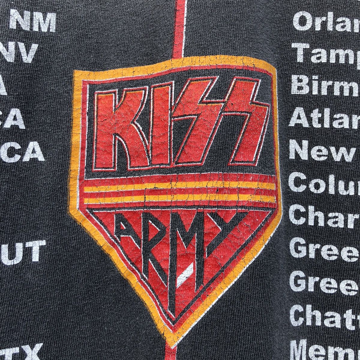 Band Tees Vintage y2k Faded KISS Farewell Tour I Was There Tshirt Size US L / EU 52-54 / 3 - 17 Thumbnail