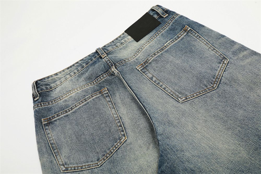 Vintage Men's Punk Retro Loose-Fit Wide-Leg Washed Jeans Size US 32 / EU 48 - 5 Thumbnail