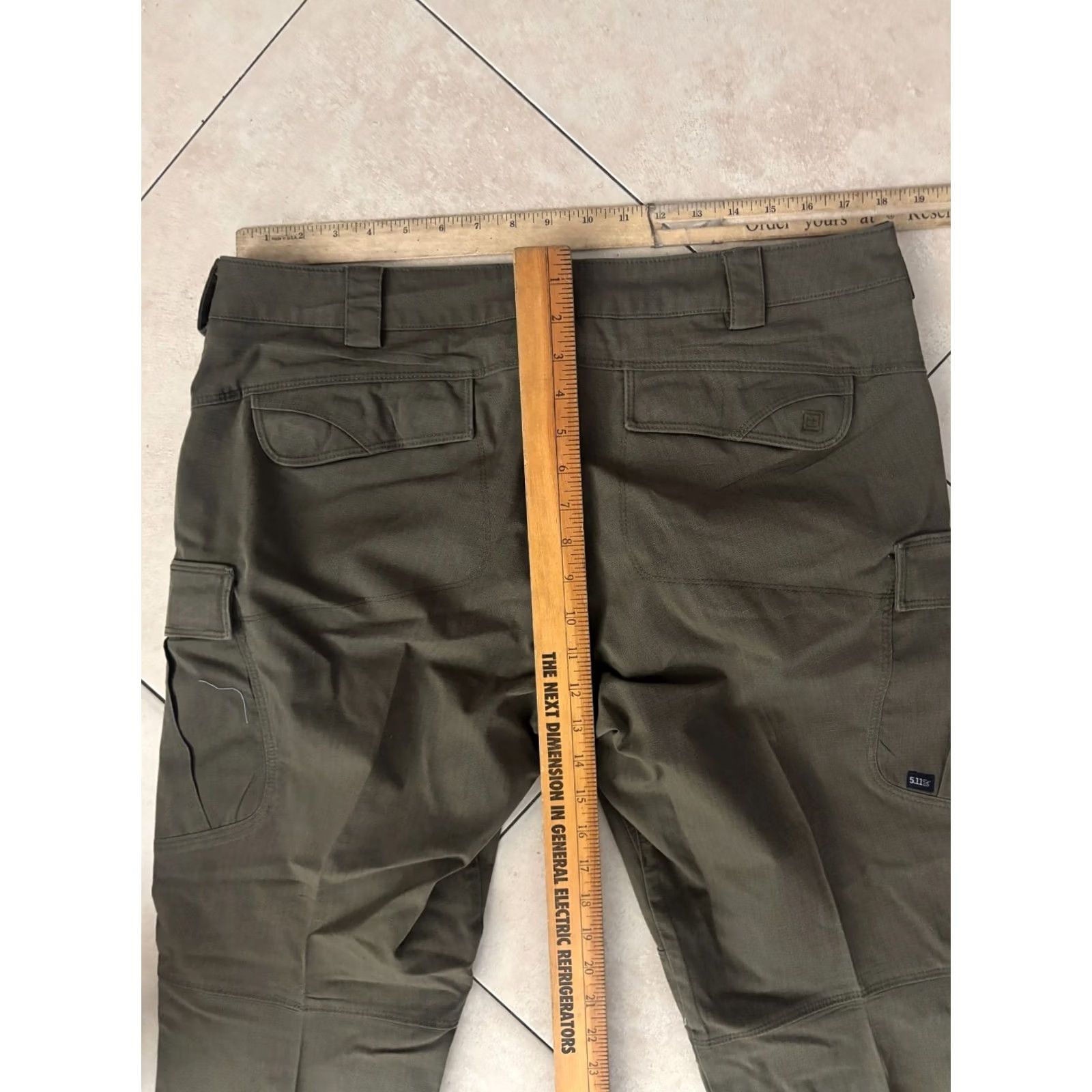 Vintage 5.11 Tactical Pants Womens 18 Regular Green Cargo Ripstop Outdoor Hiking Size 40" / US 18 - 6 Thumbnail