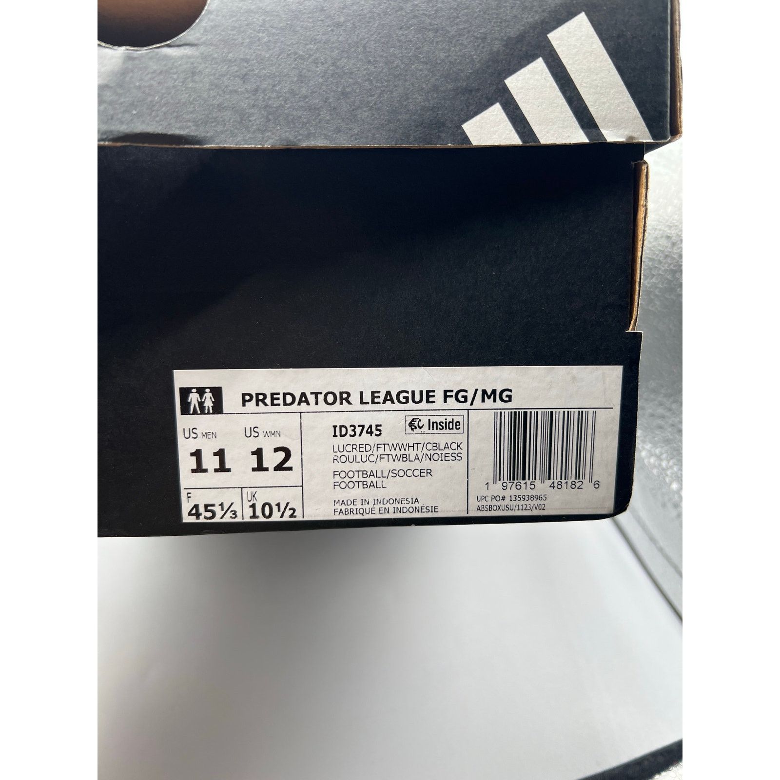 Adidas Adidas Predator League FG/MG “Pure Victory Pack” size 11 men Size US 11 / EU 44 - 8 Thumbnail