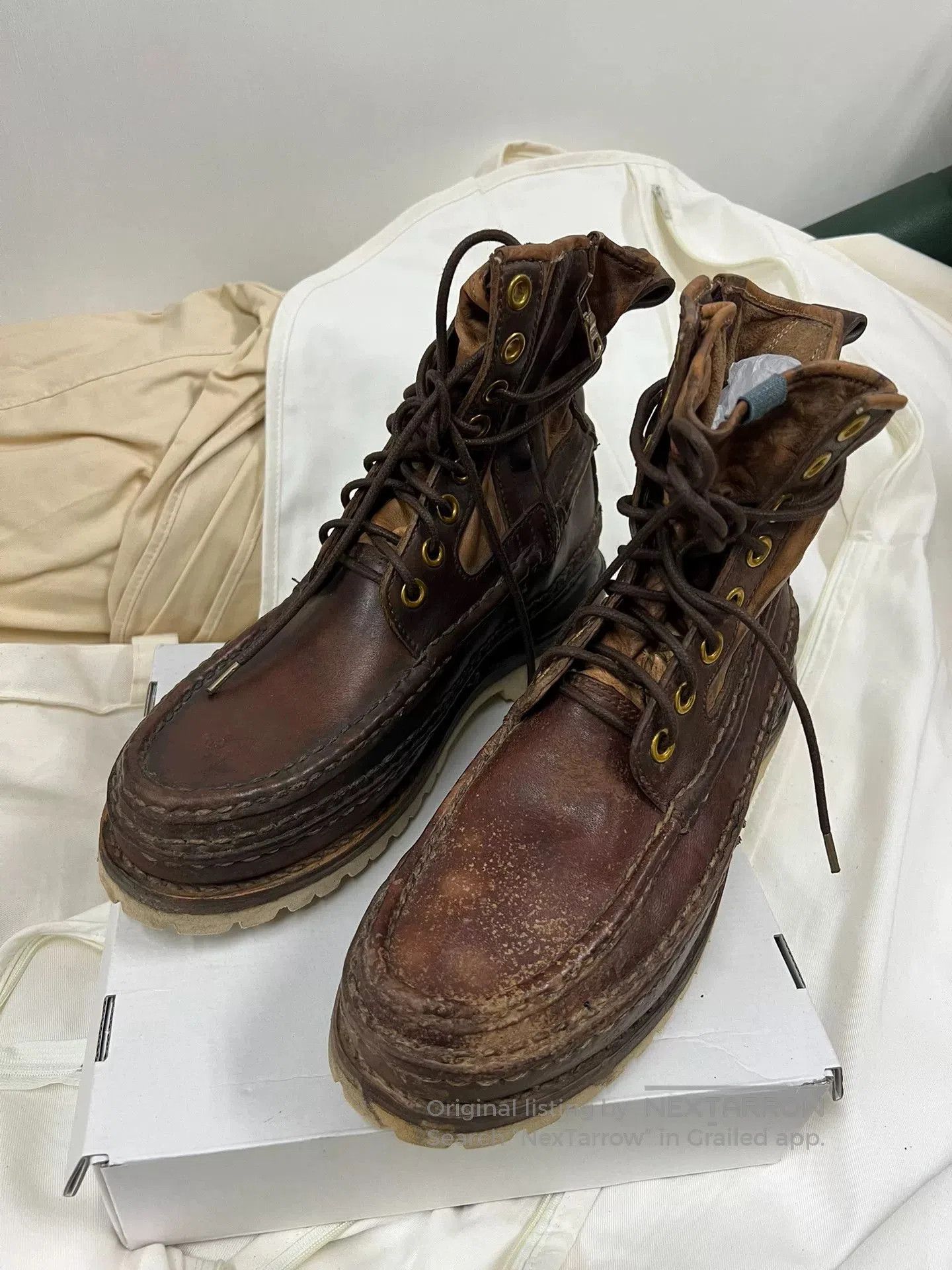 Visvim visvim grizzly mid boots in brown. Size US 9 / EU 42 - 1 Thumbnail