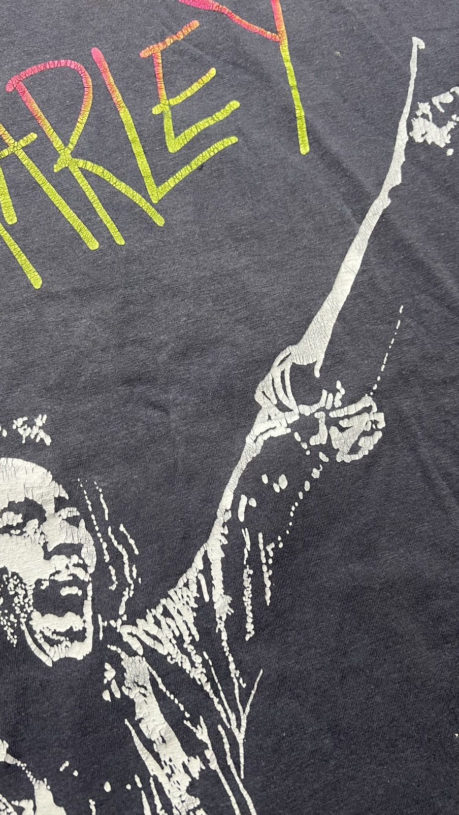 Band Tees VTG 90’s Bob Marley overprinted single stitch t shirt Size US XL / EU 56 / 4 - 6 Thumbnail