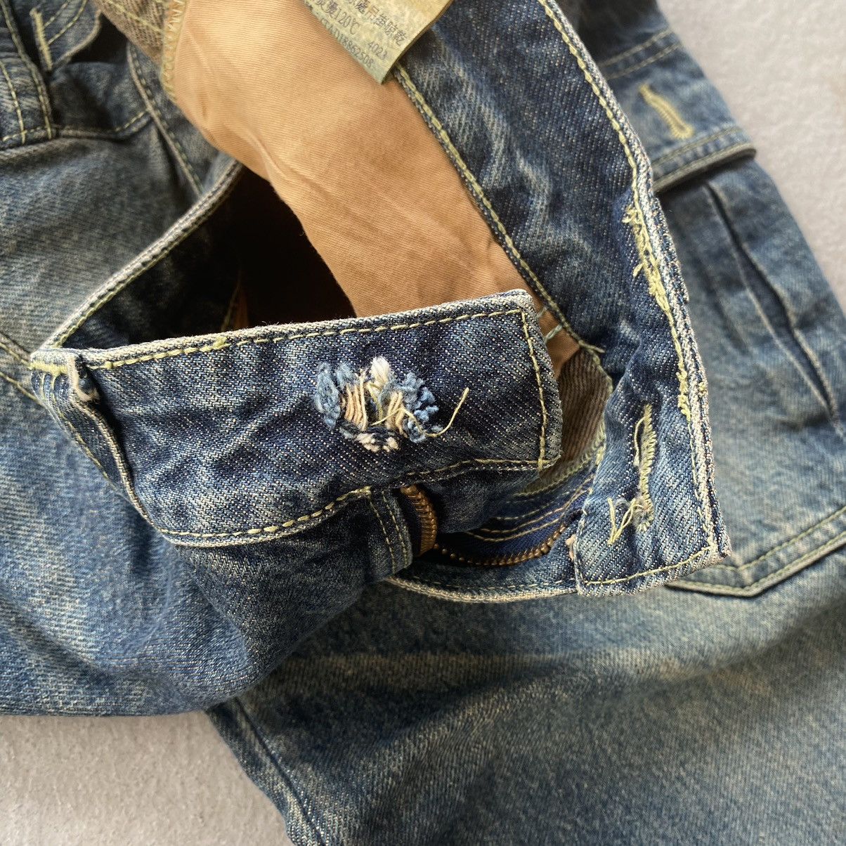 Lee Lee Cargo denim union all Size US 33 - 11 Thumbnail