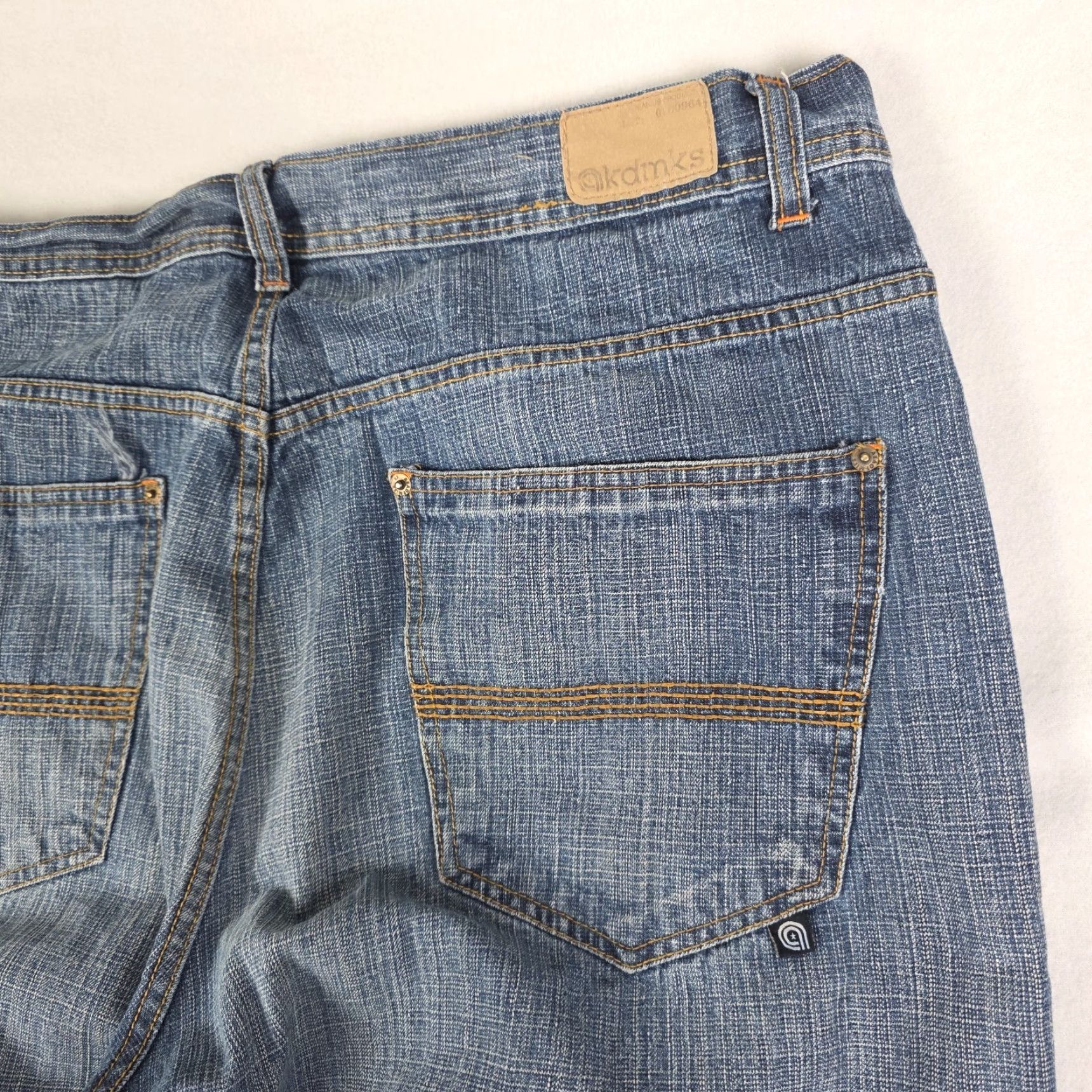 Akademiks VINTAGE Akademiks Jeans Mens 44x32 Blue Wide-Leg Grunge Denim 42x30 Fit Skater 90s Size US 44 / EU 60 - 7 Thumbnail