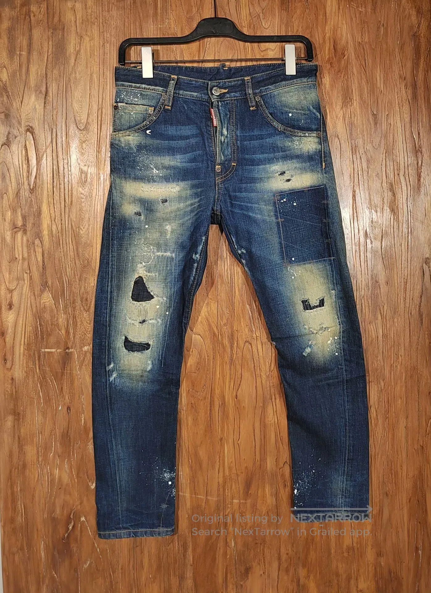 Dsquared2 Dsquared2 Distressed Denim Jeans Size 42. Size US 26 / EU 42 - 1 Thumbnail