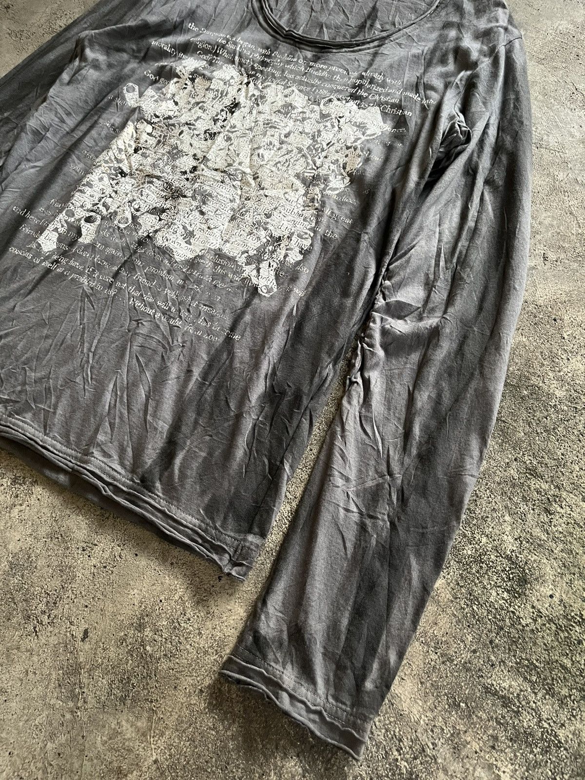 Tornado Mart Japanese~Tornado Mart Japan Poem Punk Mesh Long Sleeve Size US M / EU 48-50 / 2 - 3 Thumbnail