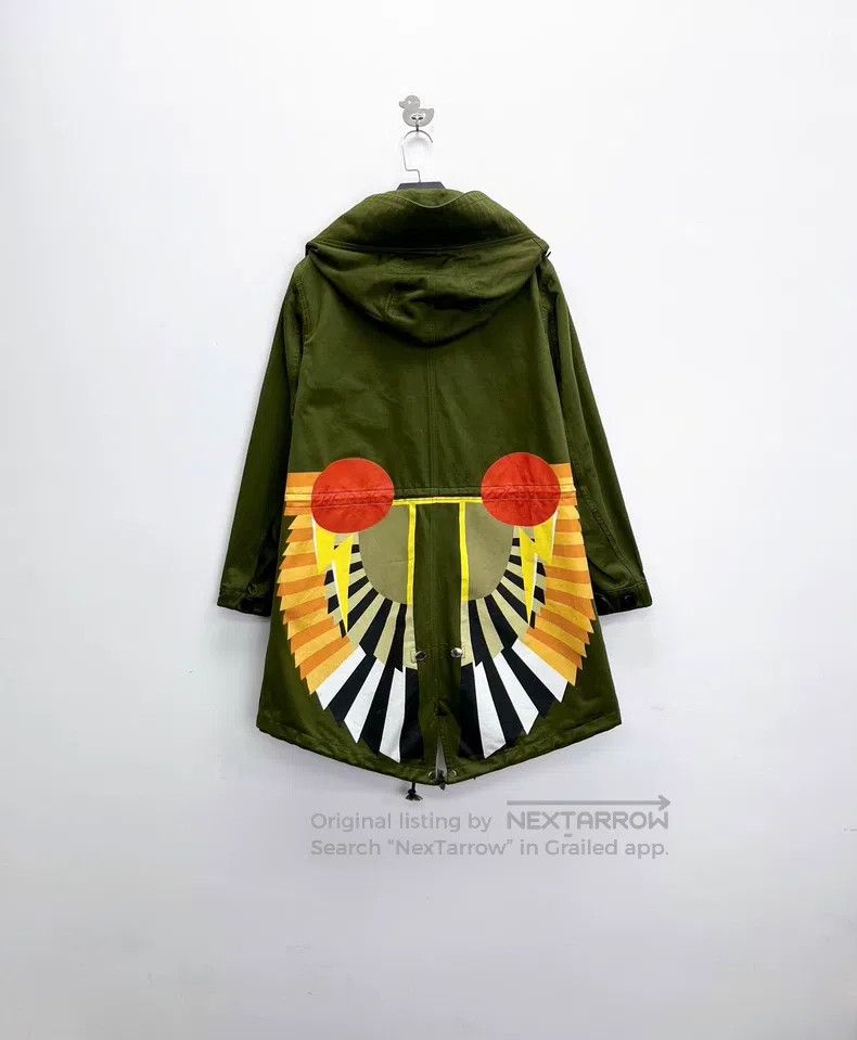 Givenchy Givenchy Fashion Military Green Hidden Zip Hoodie Back Win Size US M / EU 48-50 / 2 - 2 Thumbnail