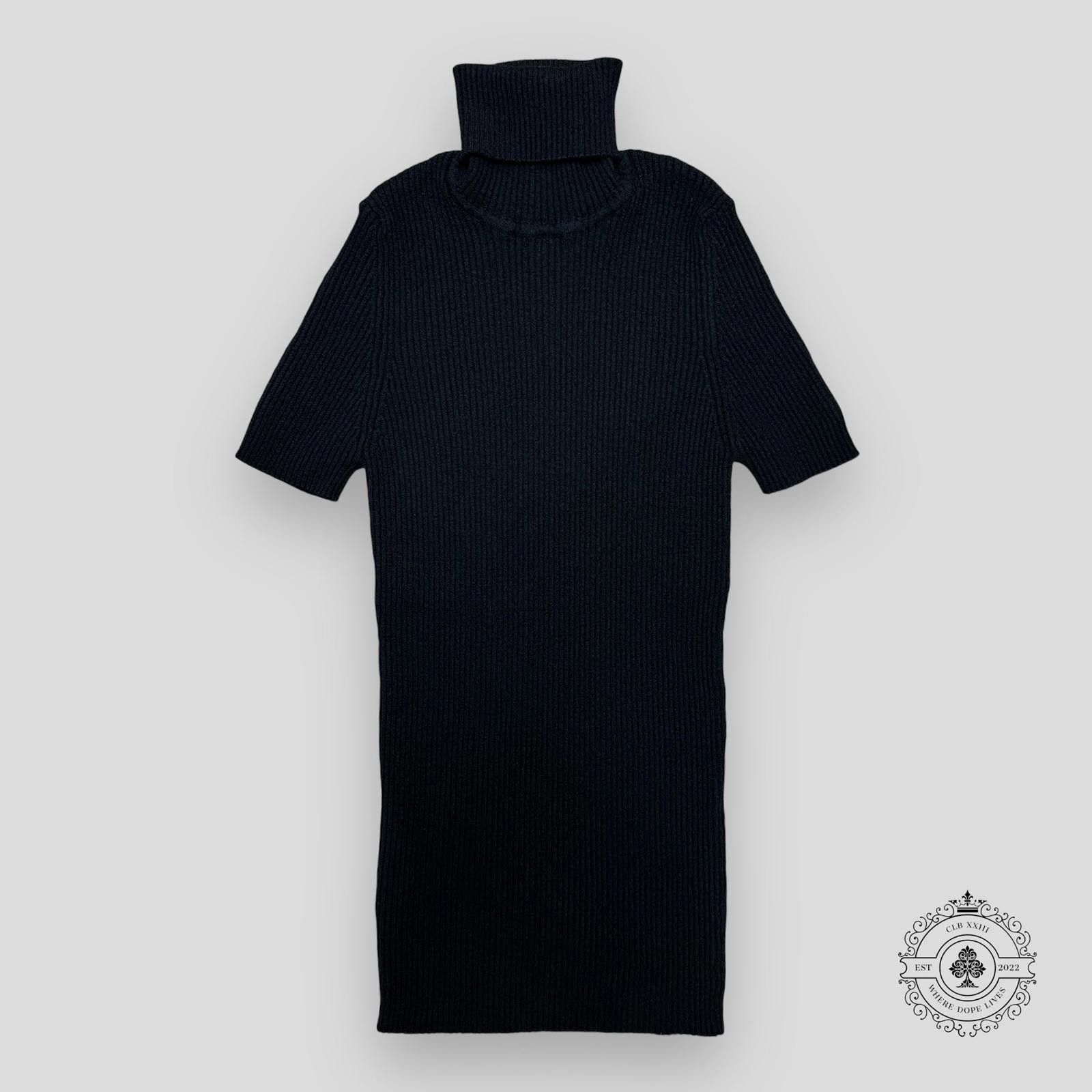 Chrome Hearts Chrome Hearts Cashmere Short-Sleeve Sweater in Black Size ONE SIZE - 1 Thumbnail
