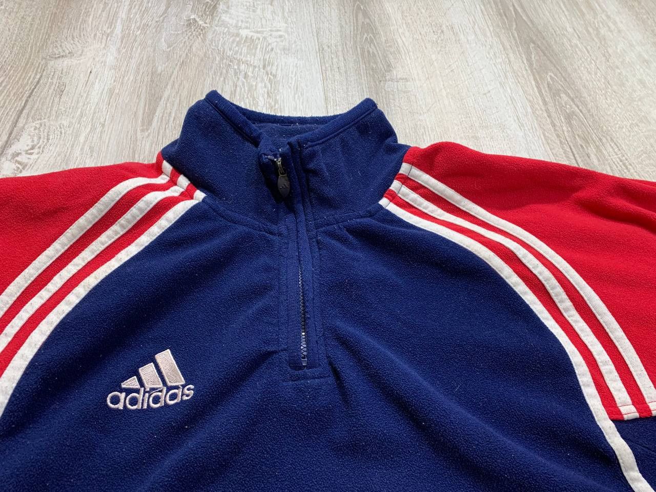 Vintage Mens vintage fleece jacket Adidas Size L Size US L / EU 52-54 / 3 - 4 Thumbnail