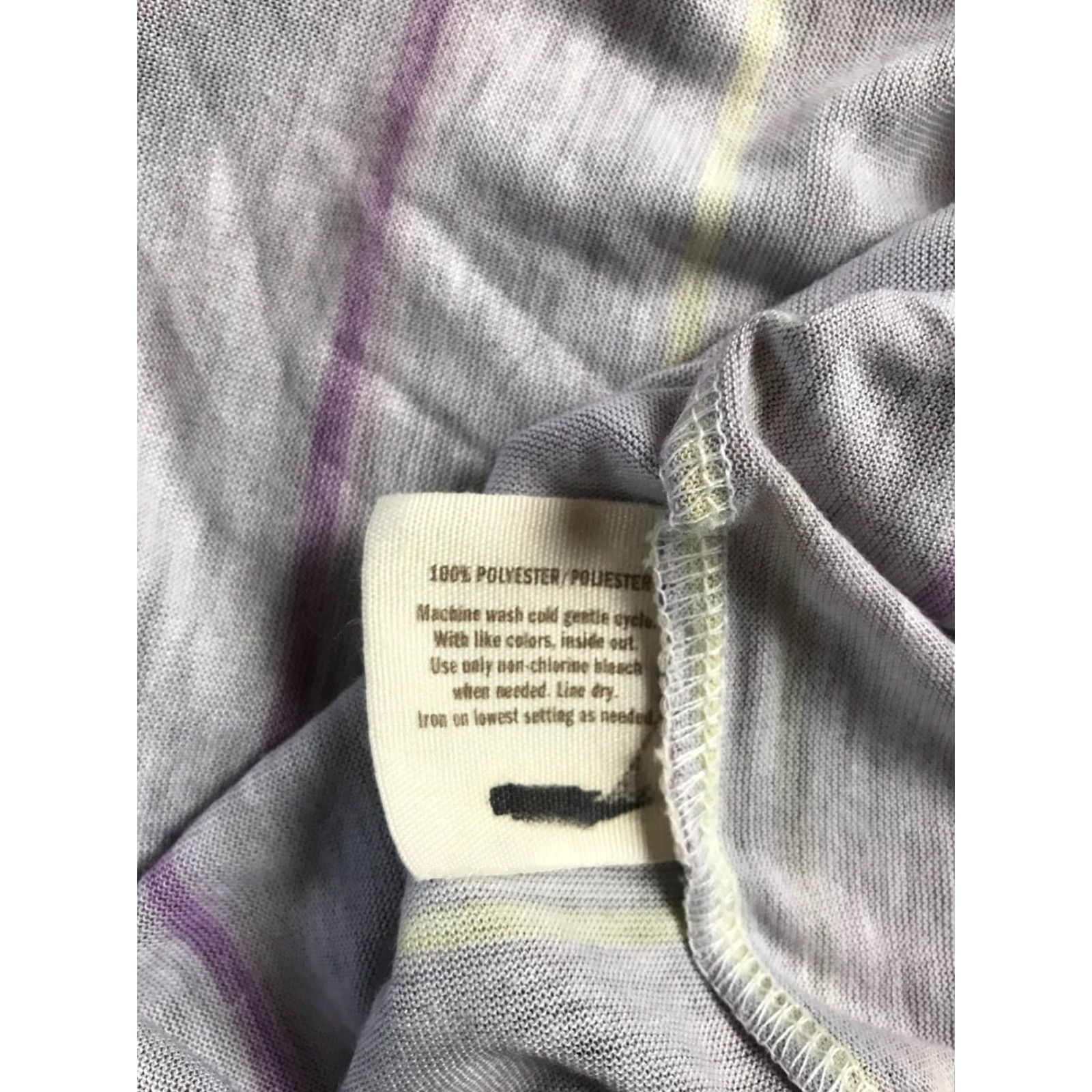 Decree Decree Shirt, Women’s Size Small, Purple, Striped, Short Sleeve, T-Shirt, Regular, Casual, Modern, gift-ready? Size S / US 4 / IT 40 - 6 Thumbnail