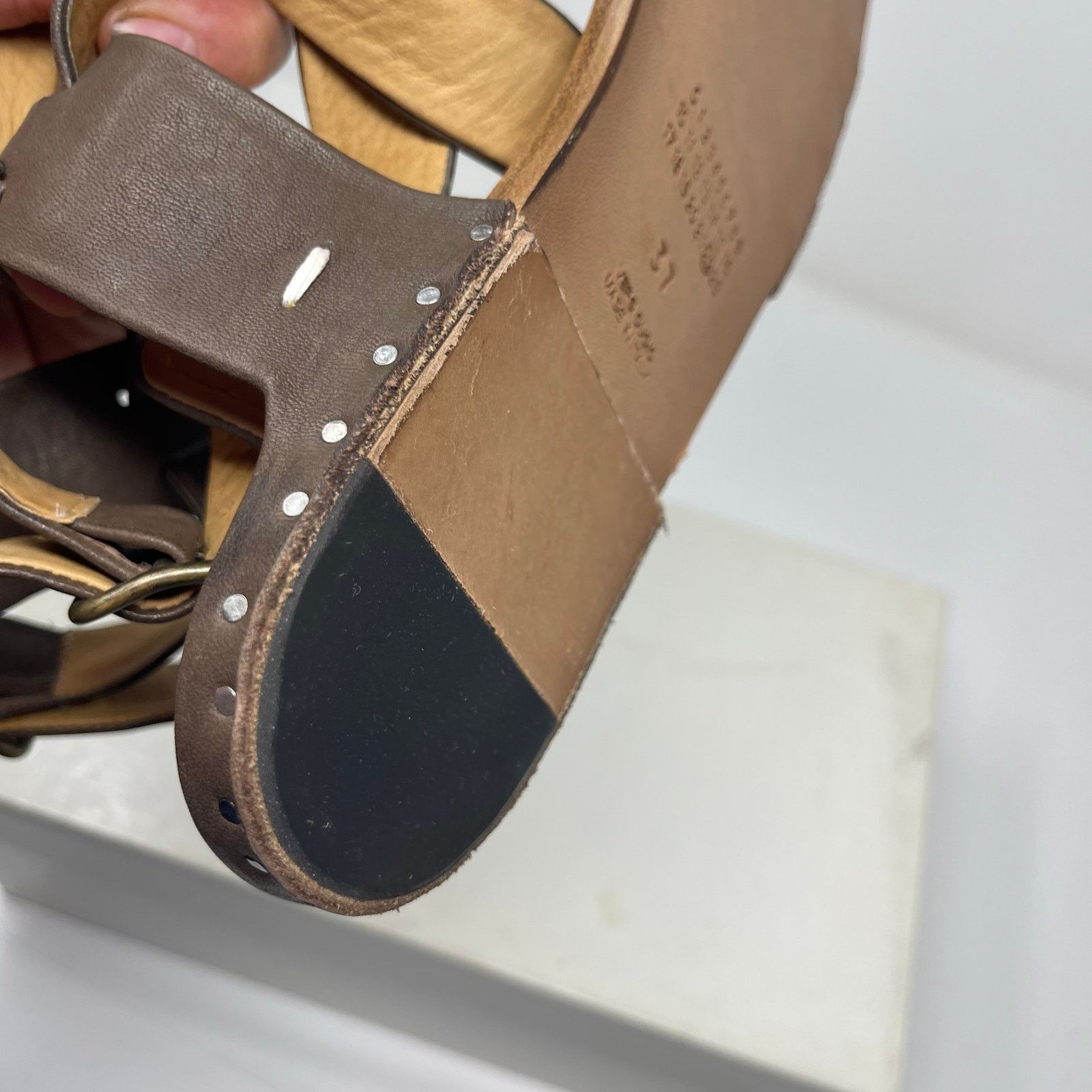 Maison Margiela MAISON MARTIN MARGIELA LINE 22 Criss-Cross Sandal 37 Size US 7 / IT 37 - 9 Thumbnail