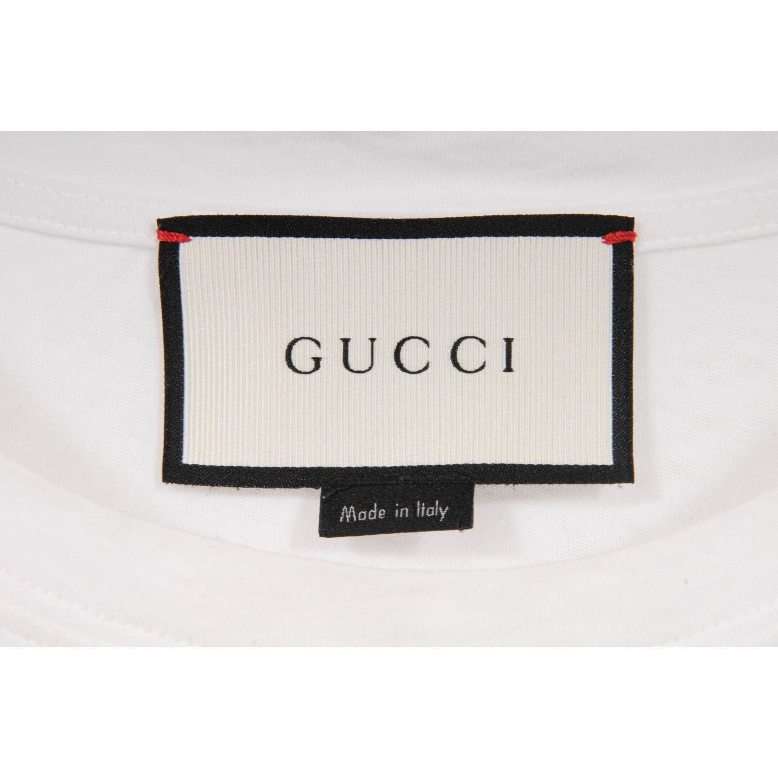 Gucci L' Aveugle Par Amour T Shirt White Black Embroidery Size US L / EU 52-54 / 3 - 4 Thumbnail