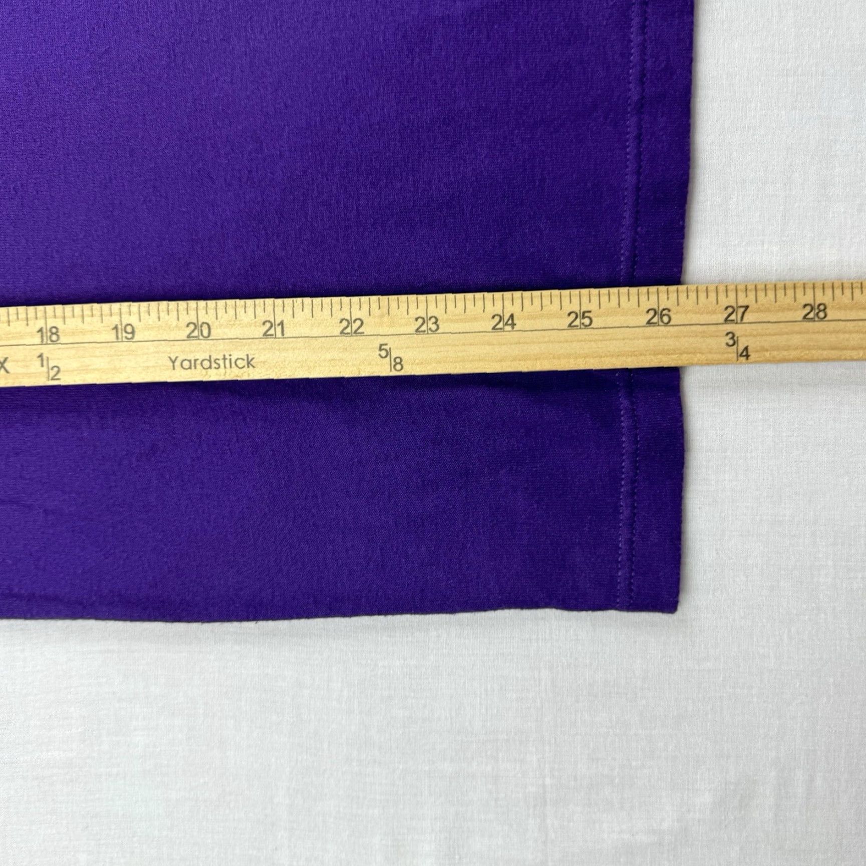 Jerzees VINTAGE Jerzees T-Shirt State College Pennsylvania Adult Large Purple Puff Print School 90s University Mens Size US L / EU 52-54 / 3 - 7 Thumbnail
