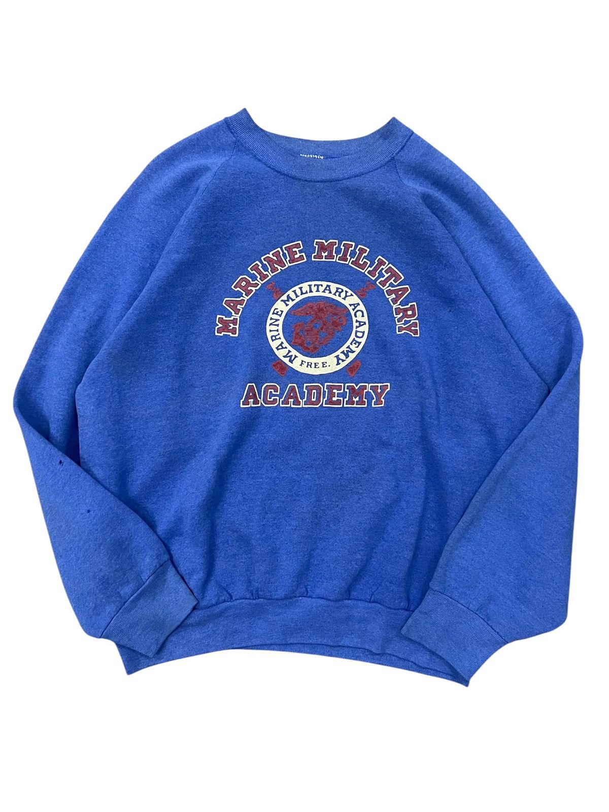 Vintage Vintage Marine Corp Acedemy Raglan pullover Size US L / EU 52-54 / 3 - 2 Thumbnail