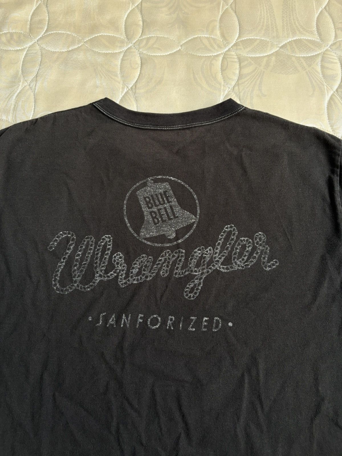 Japanese Brand × Vintage × Wrangler RARE Vintage Wrangler Blue Bell Sanforized Shirt Tees Size US M / EU 48-50 / 2 - 8 Thumbnail