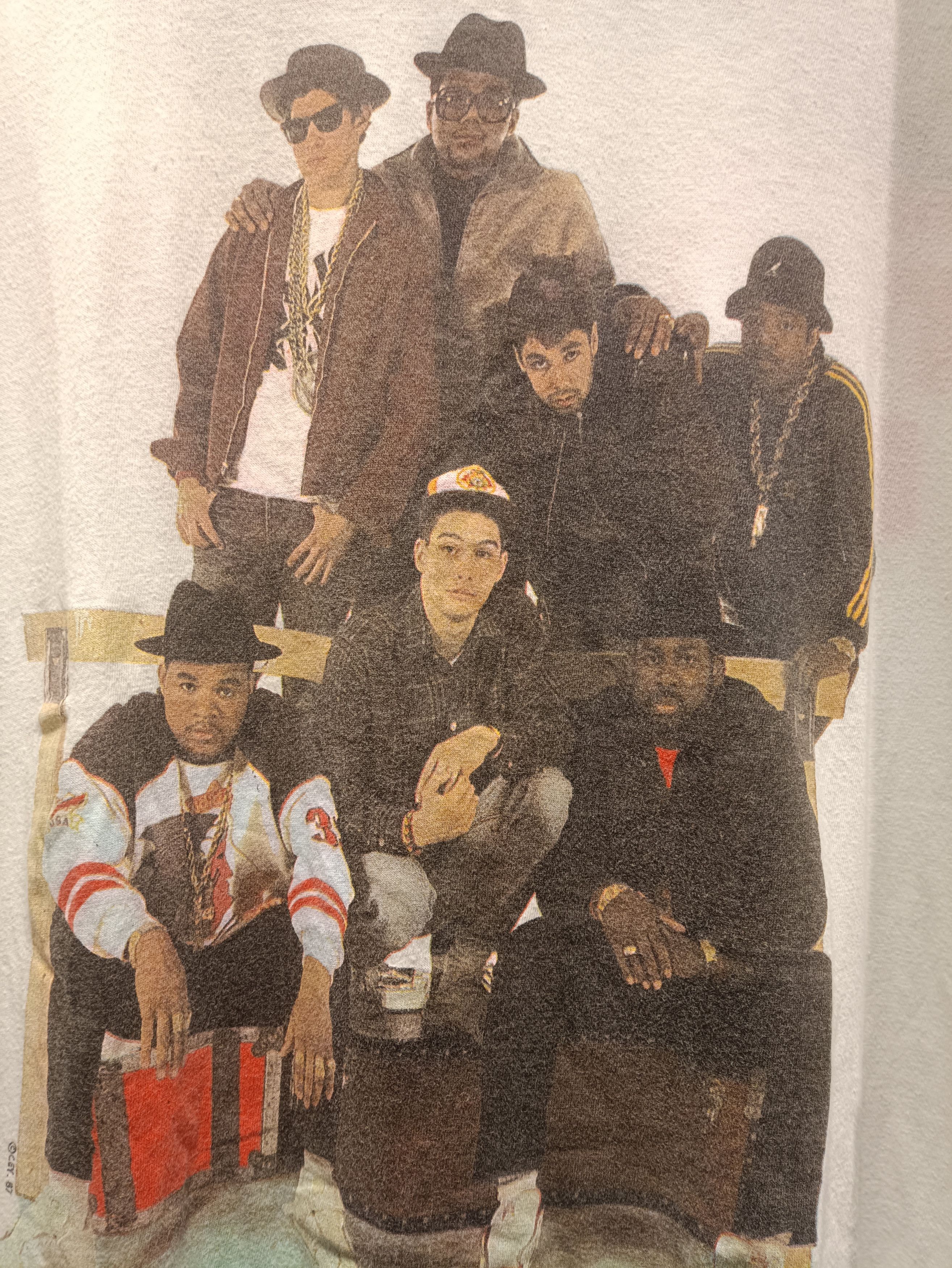 RUN DMC × Rap Tees × Vintage 1987 run dmc beastie boys together forever Size US XL / EU 56 / 4 - 3 Thumbnail