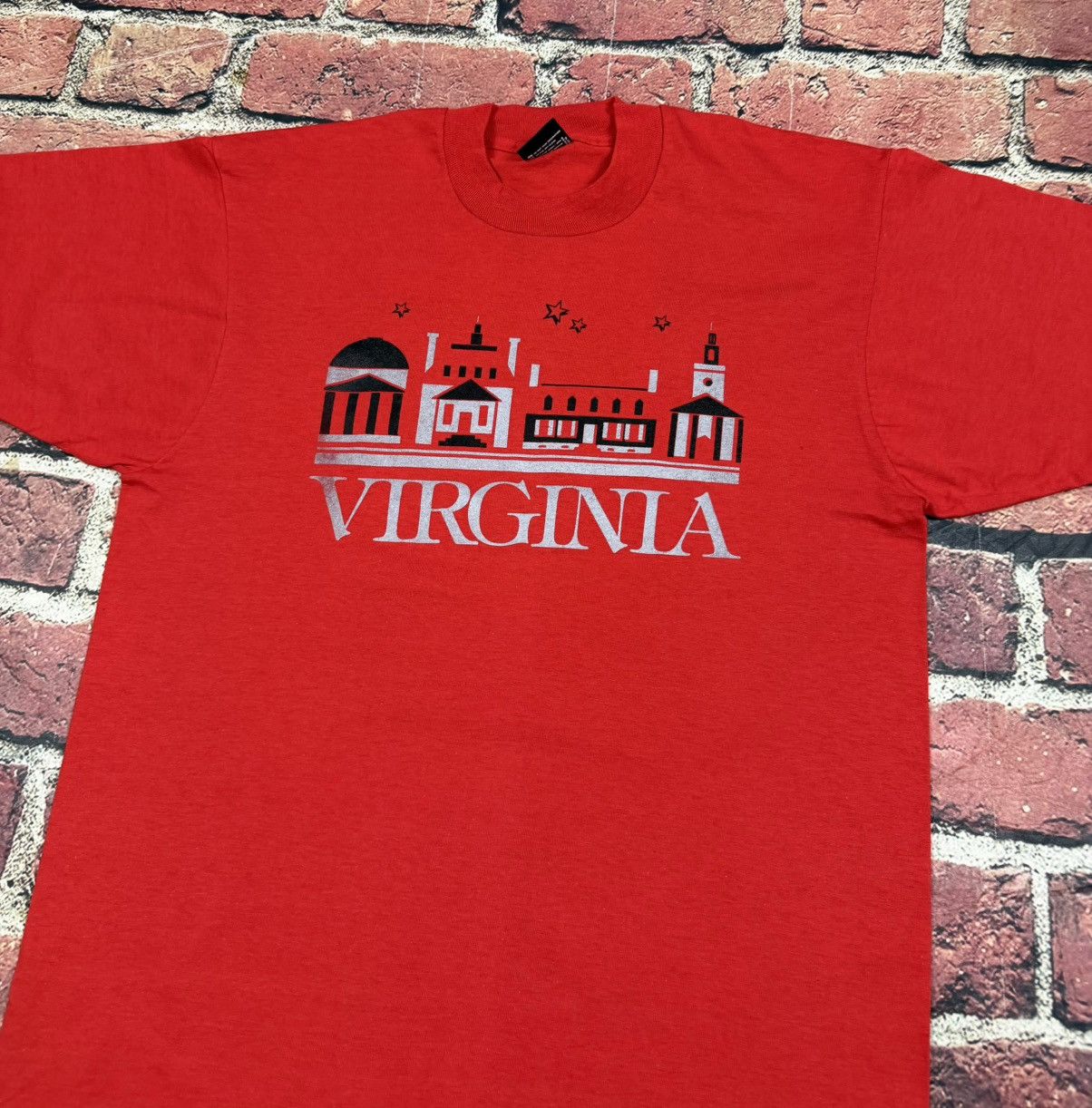 Vintage Vintage VIRGINIA Graphic Souvenir T-Shirt Single Stitch Size US L / EU 52-54 / 3 - 2 Thumbnail