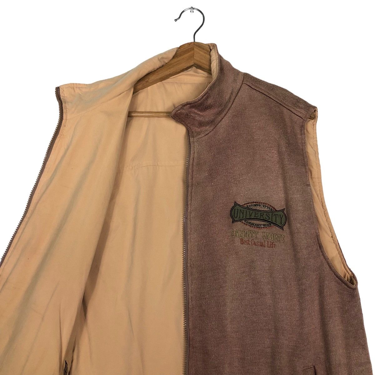 Japanese Brand 🔥Vtg Vest Tank Top University By Razosa Japan Made Size US L / EU 52-54 / 3 - 11 Thumbnail