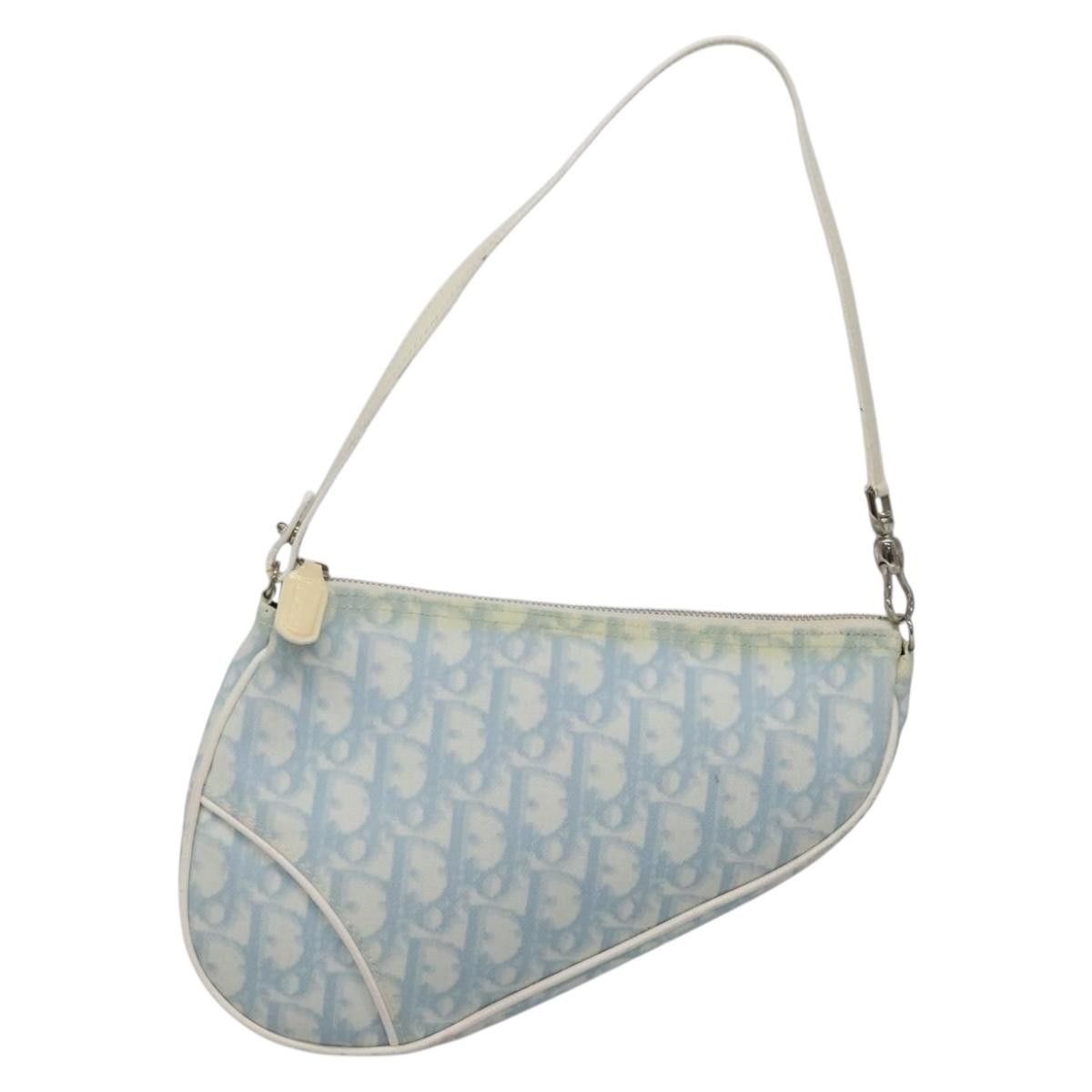 Dior Christian Dior Vintage Saddle Bag Diorissimo Canvas Size ONE SIZE - 1 Thumbnail