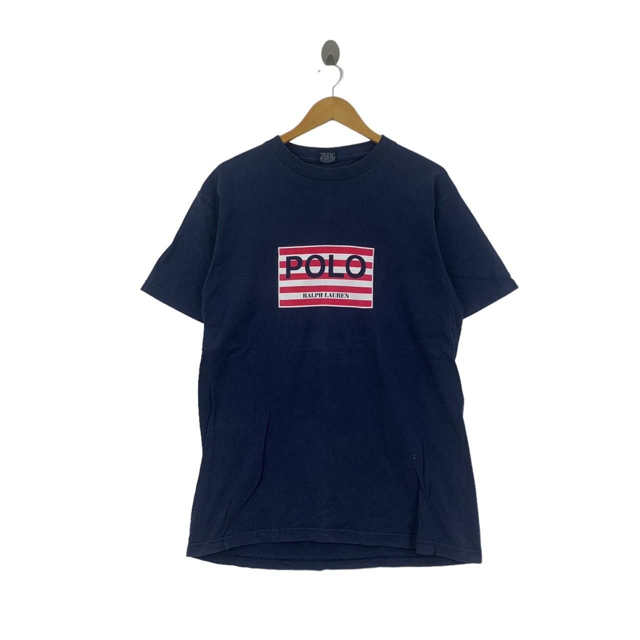 Polo Ralph Lauren Vintage POLO RALPH LAUREN Cross Flag Tee Shirt Top USA Size US L / EU 52-54 / 3 - 1 Thumbnail