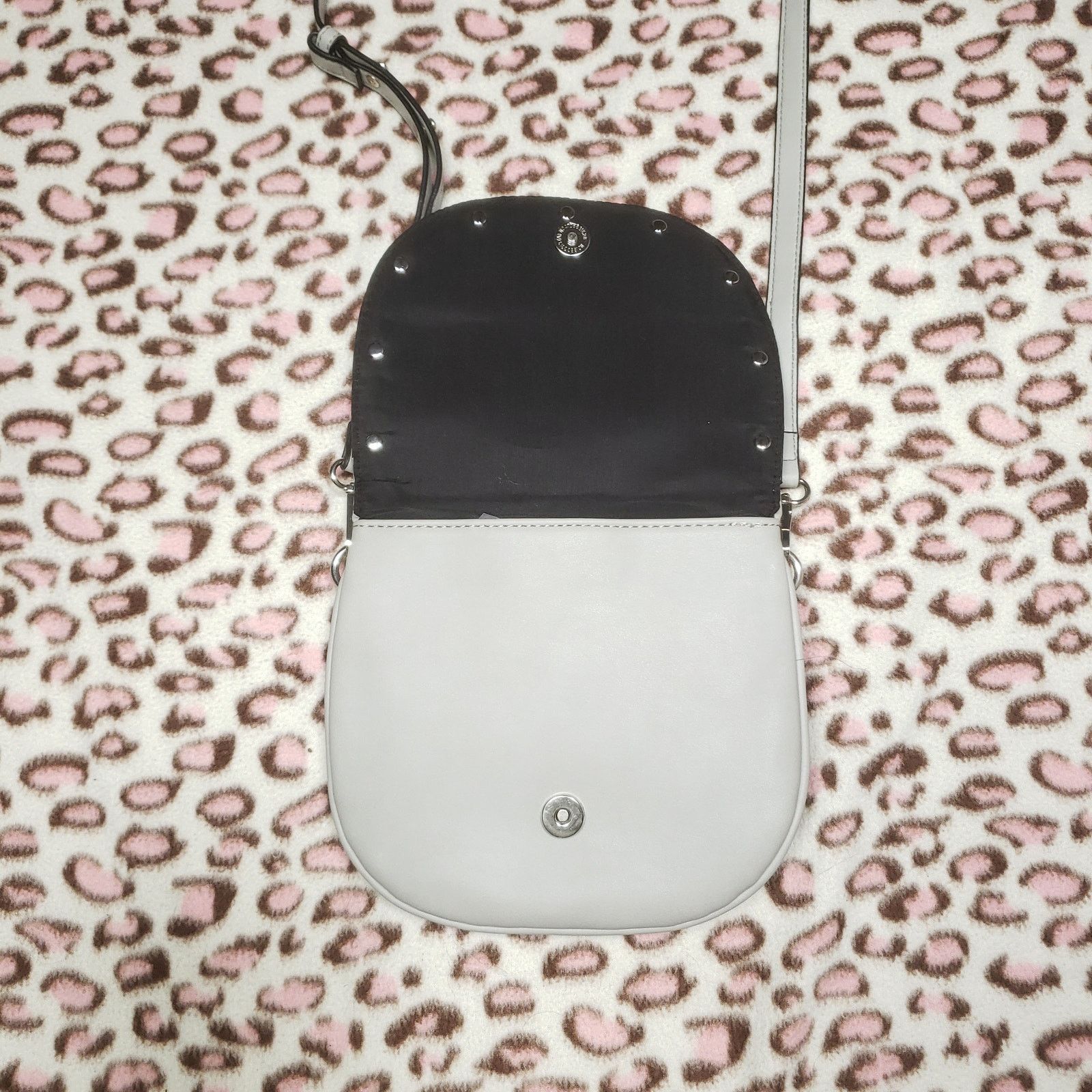 Vintage Vintage y2k Cesca Leather Double Pocket Crossbody Bag Size ONE SIZE - 5 Thumbnail