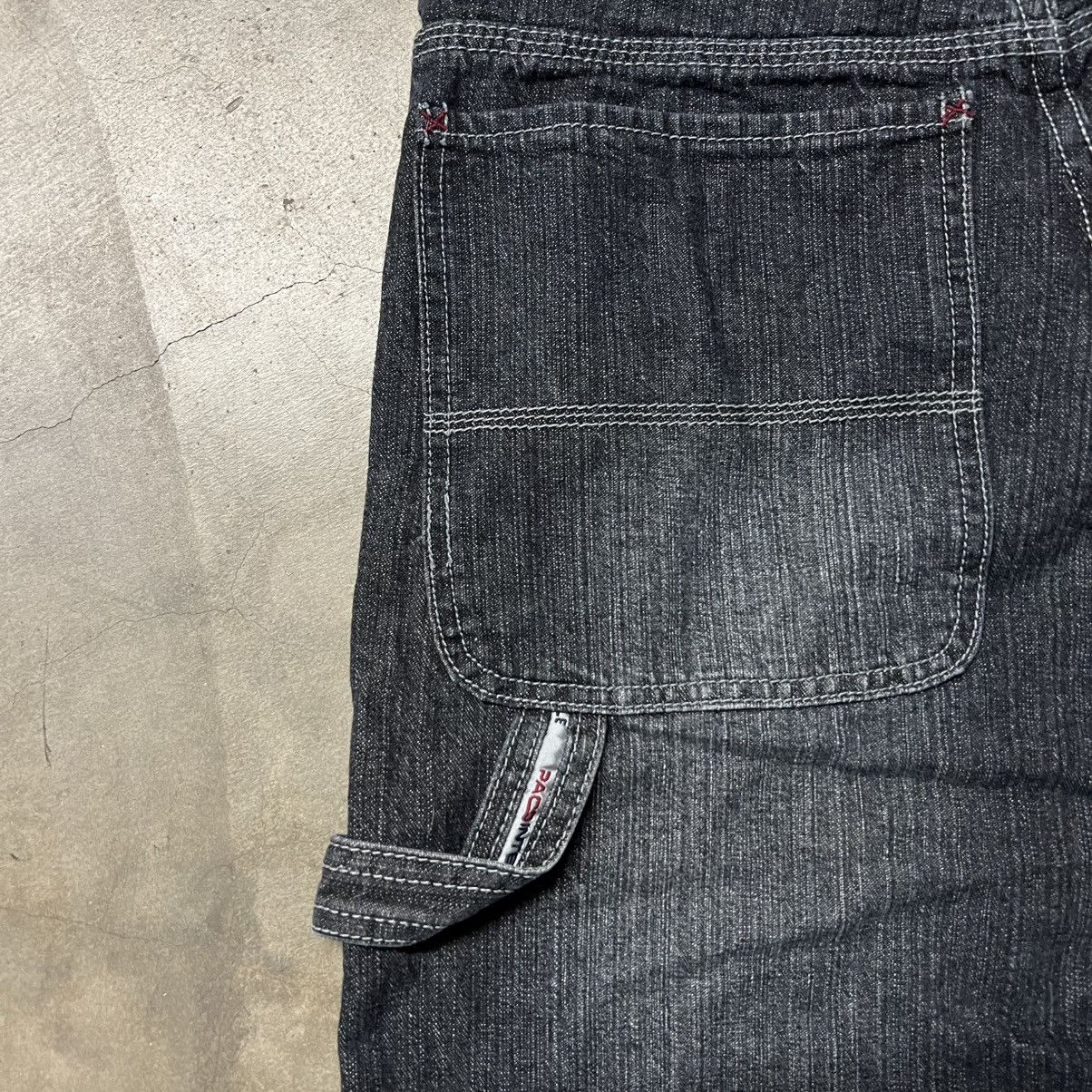 Affliction × JNCO × Southpole Vintage Y2K Paco Jean Company Faded Black Denim Jean Shorts Size US 30 / EU 46 - 5 Thumbnail