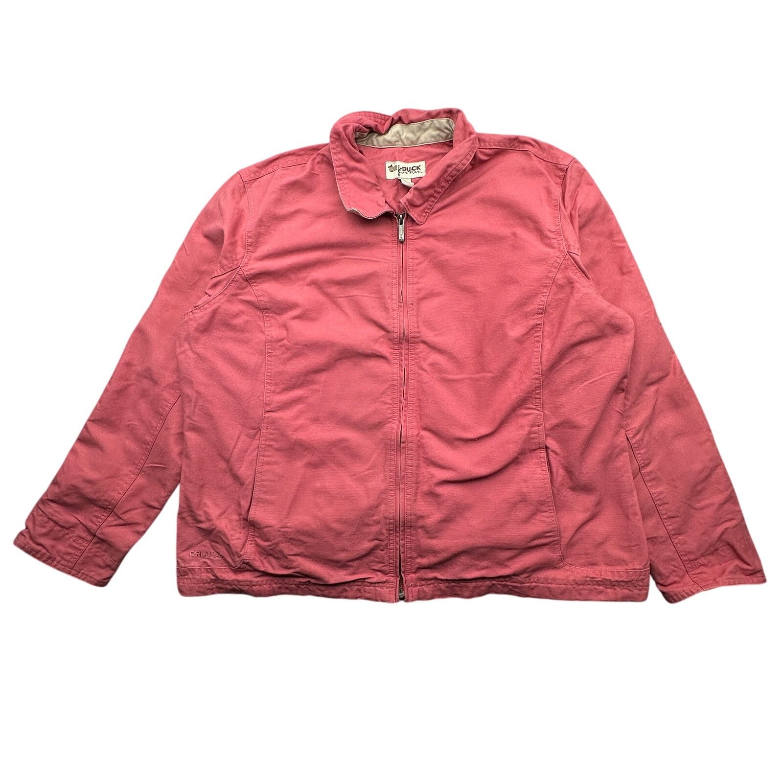 Other Dri Duck For Her Pink Canvas Work Jacket Womens XXL Pink Size XXL / US 16-18 / IT 52-54 - 1 Thumbnail