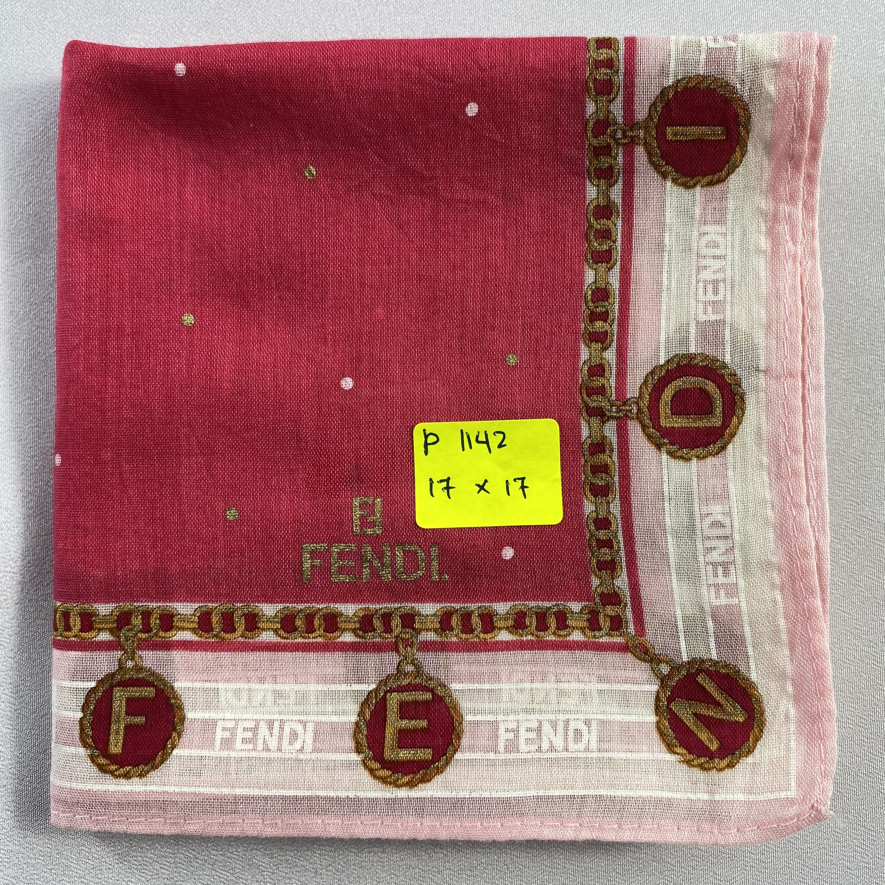 Vintage Fendi Handkerchief / Neckerchief / Bandana-P1142 Size ONE SIZE - 5 Thumbnail