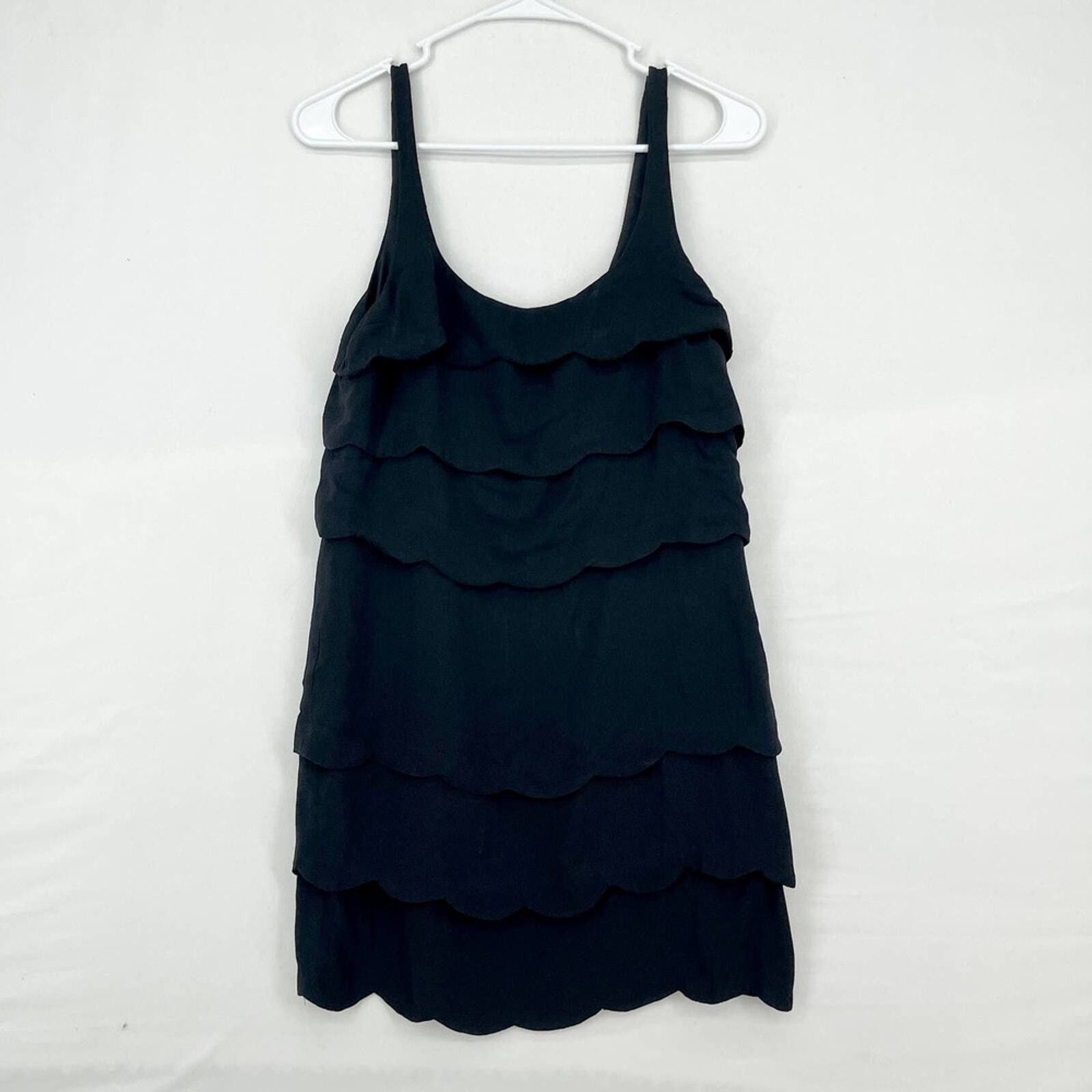 Sandro Sandro Paris Mini Ruffled Pleated Sleeveless Black Size 1/S Size S / US 4 / IT 40 - 1 Thumbnail