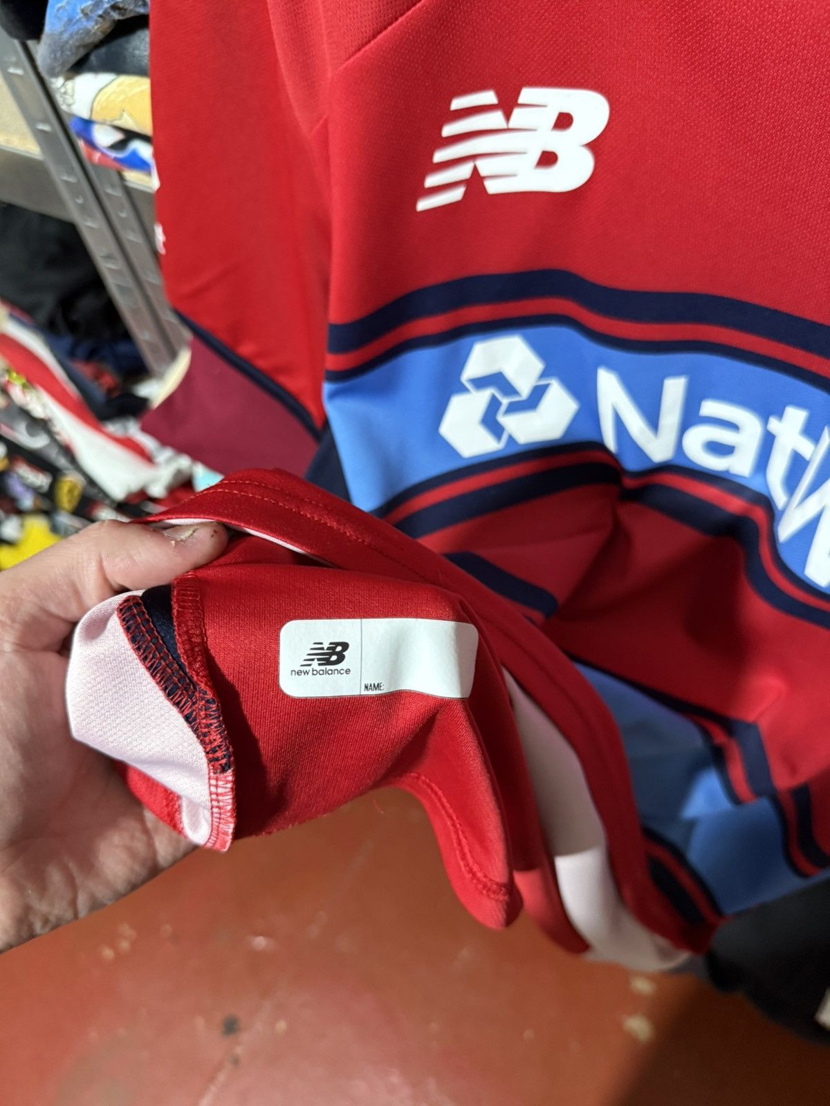 New Balance Vintage England Team Jersey Cricket Shirt New Balance Trikot Size US XXL / EU 58 / 5 - 13 Thumbnail