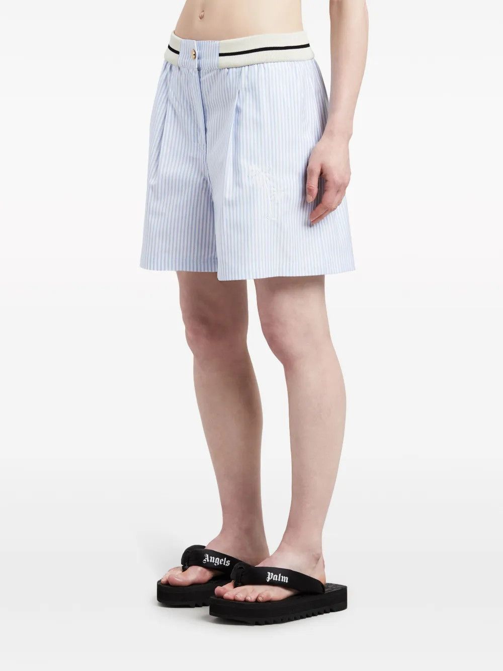Palm Angels o1y1125 Short in Light Blue Size 27" / US 4 / IT 40 - 3 Thumbnail