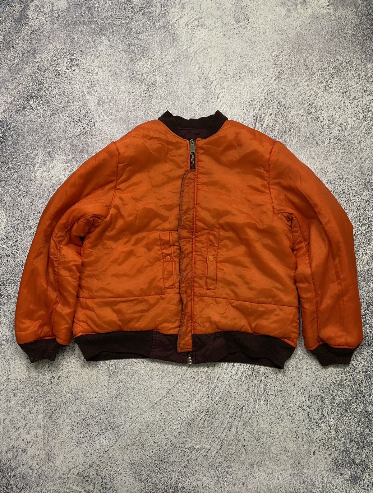 Vintage Vintage Bomber Jacket Flyer's Men Intermediate MA-1 Military Size US XXL / EU 58 / 5 - 14 Thumbnail