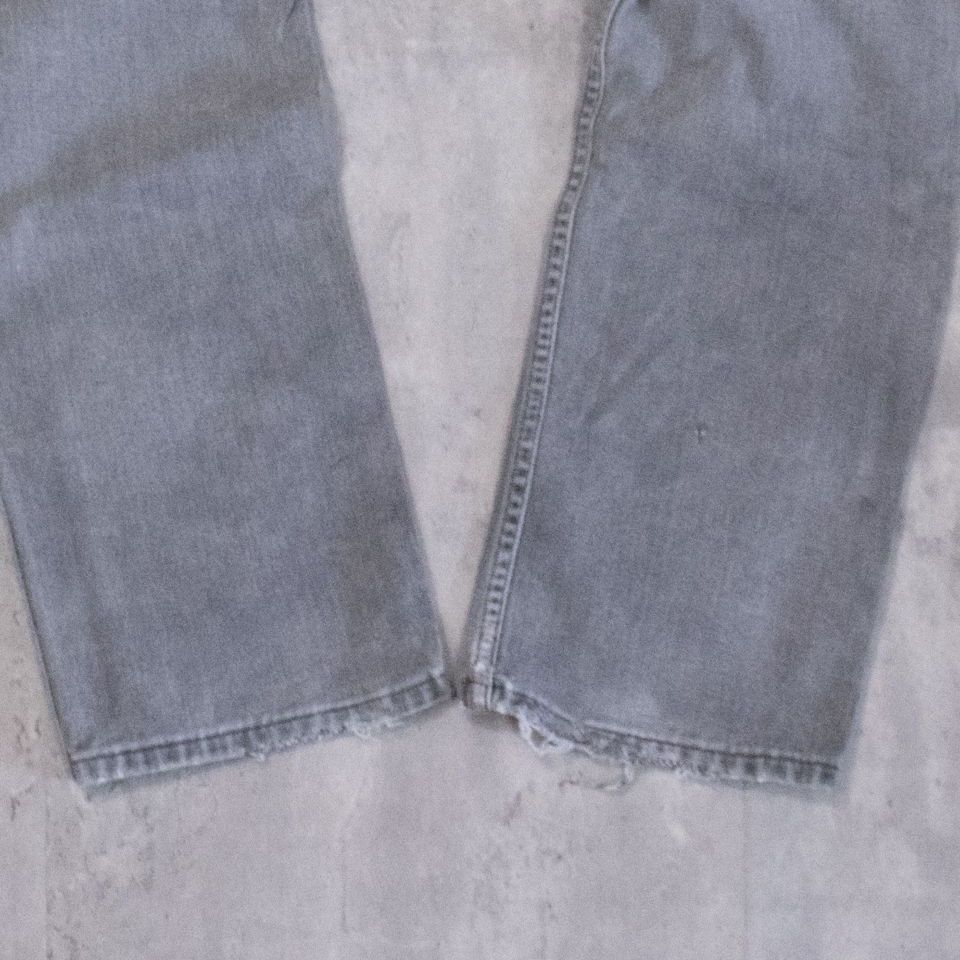 Mustang × Vintage Vintage 1990’s Mustang Faded Charcoal Grey Denim Size US 34 / EU 50 - 9 Thumbnail