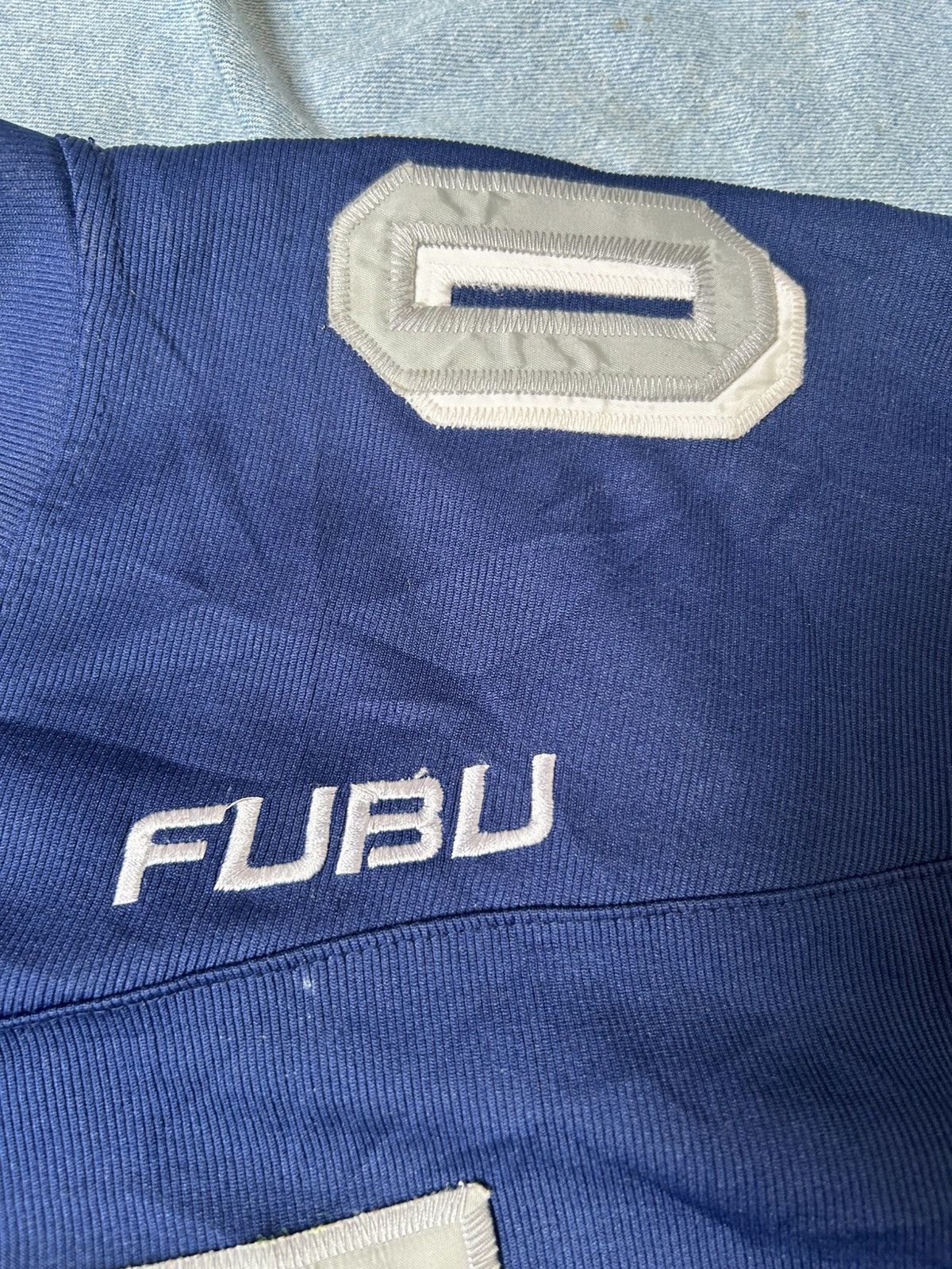Fubu Vintage FUBU Sport 05 Football Jersey Blue Size XXL Size US XXL / EU 58 / 5 - 7 Thumbnail