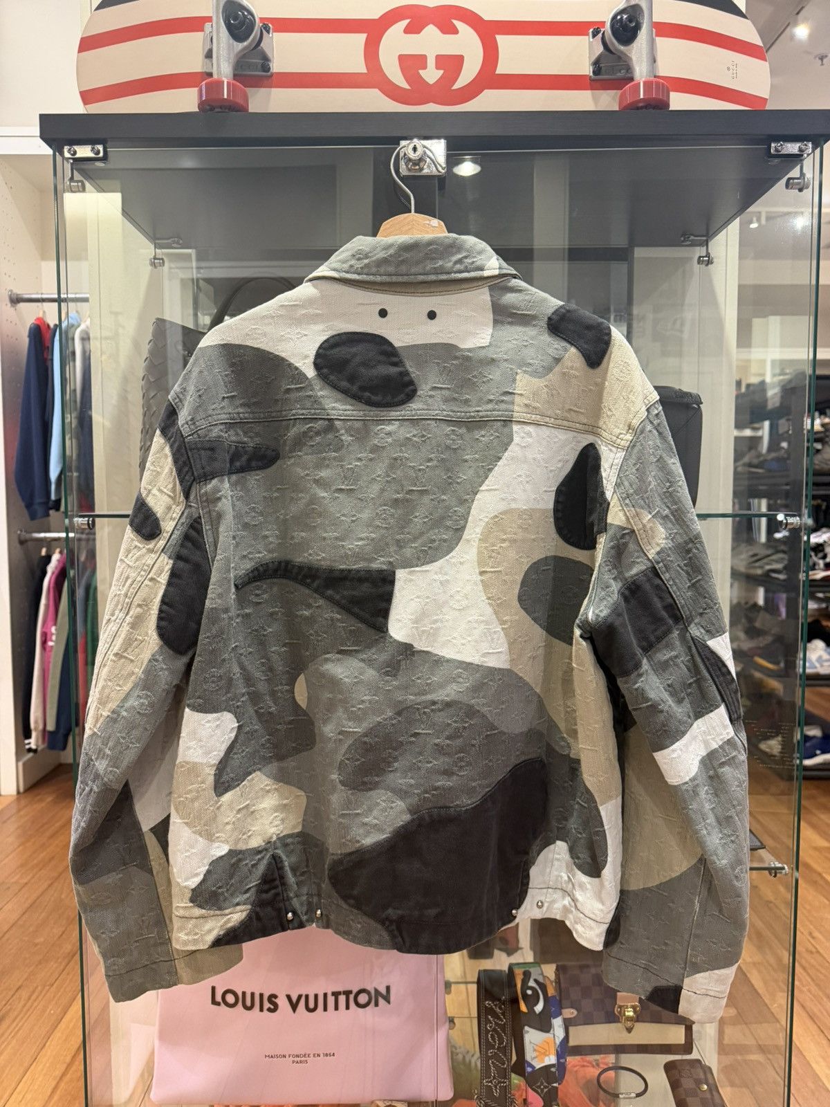 Louis Vuitton Louis Vuitton KidSuper Camoflage Monogram Face Work Jacket Size US M / EU 48-50 / 2 - 2 Thumbnail
