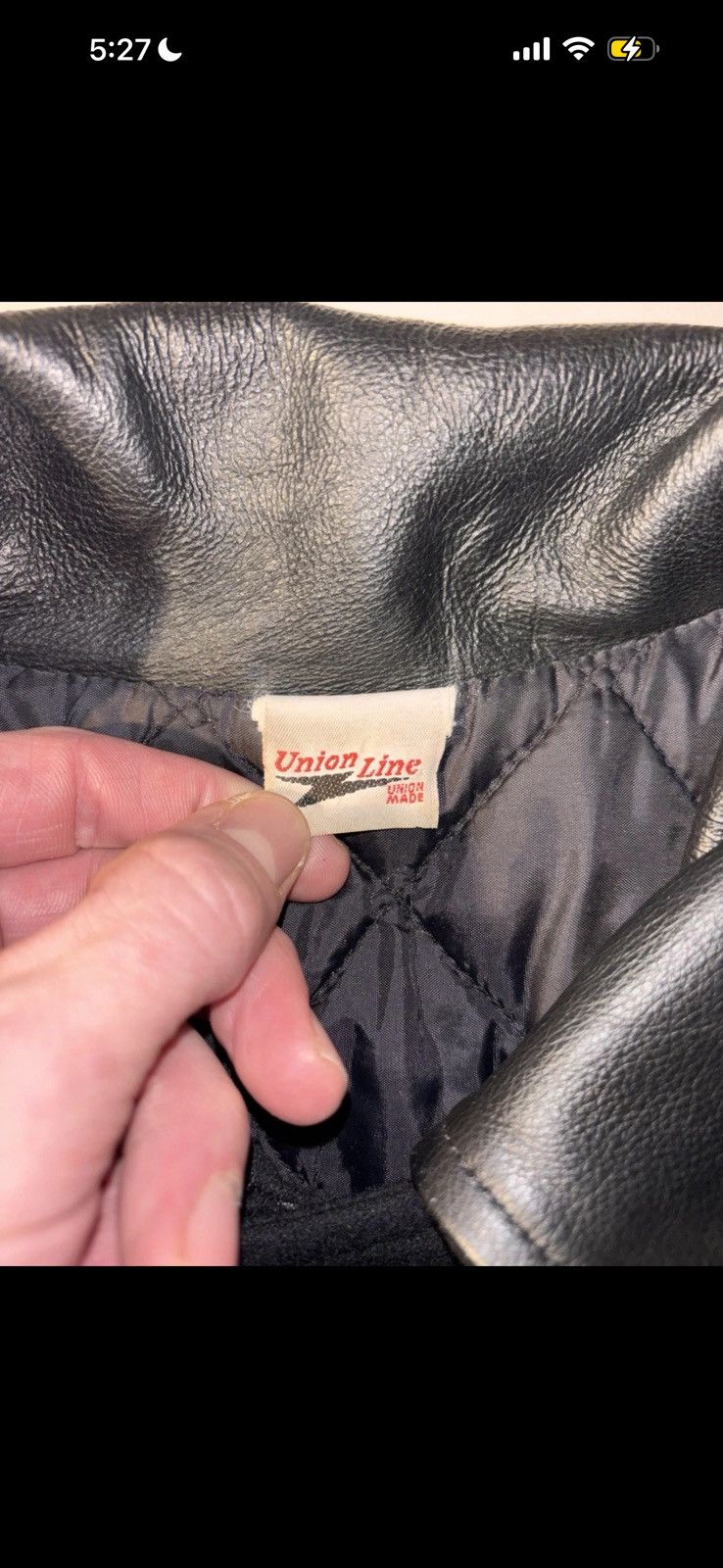 Wilsons Leather Vtg Union Line Wool Leather Varsity Bomber Letterman Jacket Size US XL / EU 56 / 4 - 3 Thumbnail