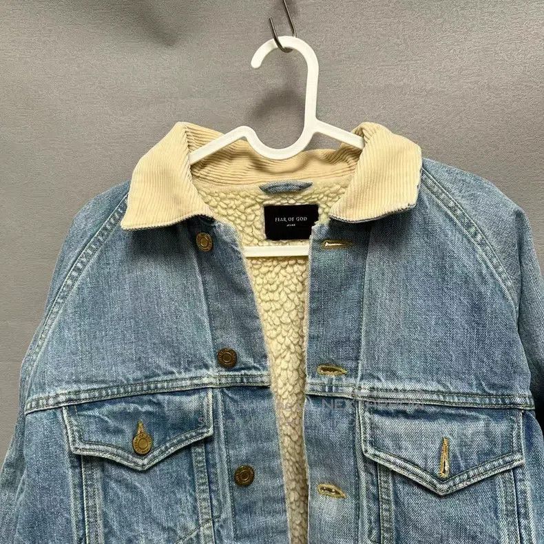 Fear of God Fear of God Lambfleece denim jacket Size US XS / EU 42 / 0 - 2 Thumbnail