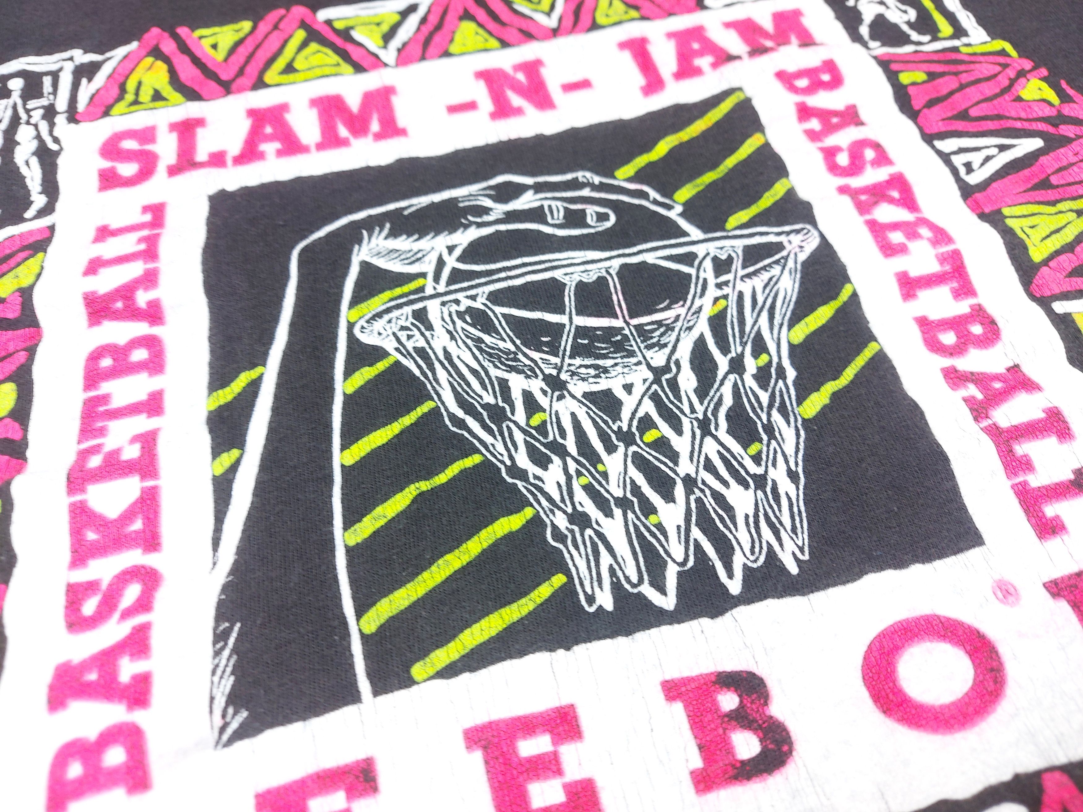 NBA × Reebok × Vintage Vintage 80s Team Reebok Slam N Jam Single-Stitch TEE Size US L / EU 52-54 / 3 - 6 Thumbnail