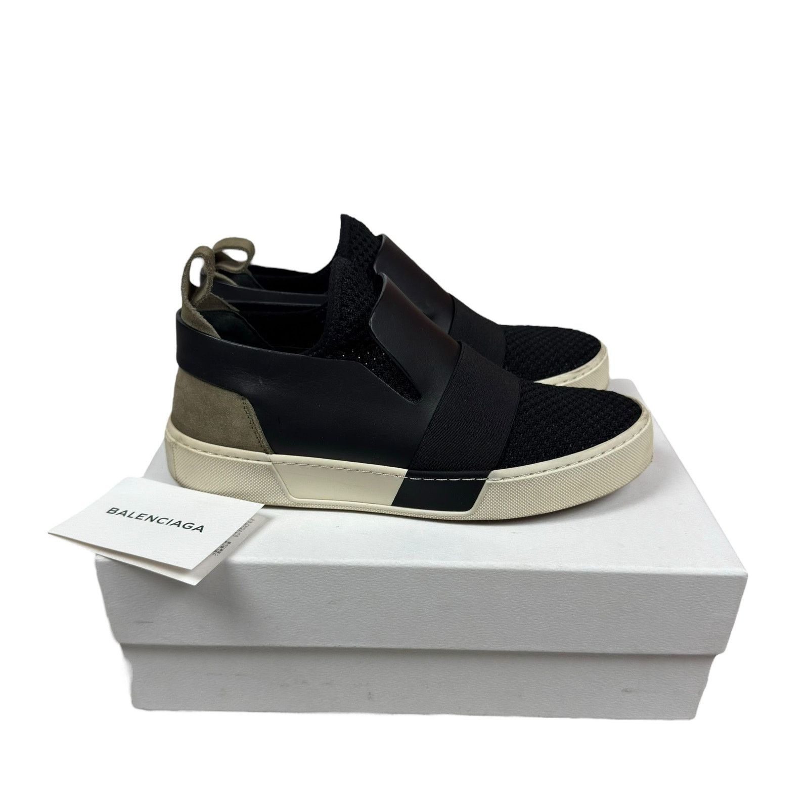 Balenciaga Balenciaga Black Slip On Sneakers Shoes 39 Size US 9 / IT 39 - 3 Thumbnail