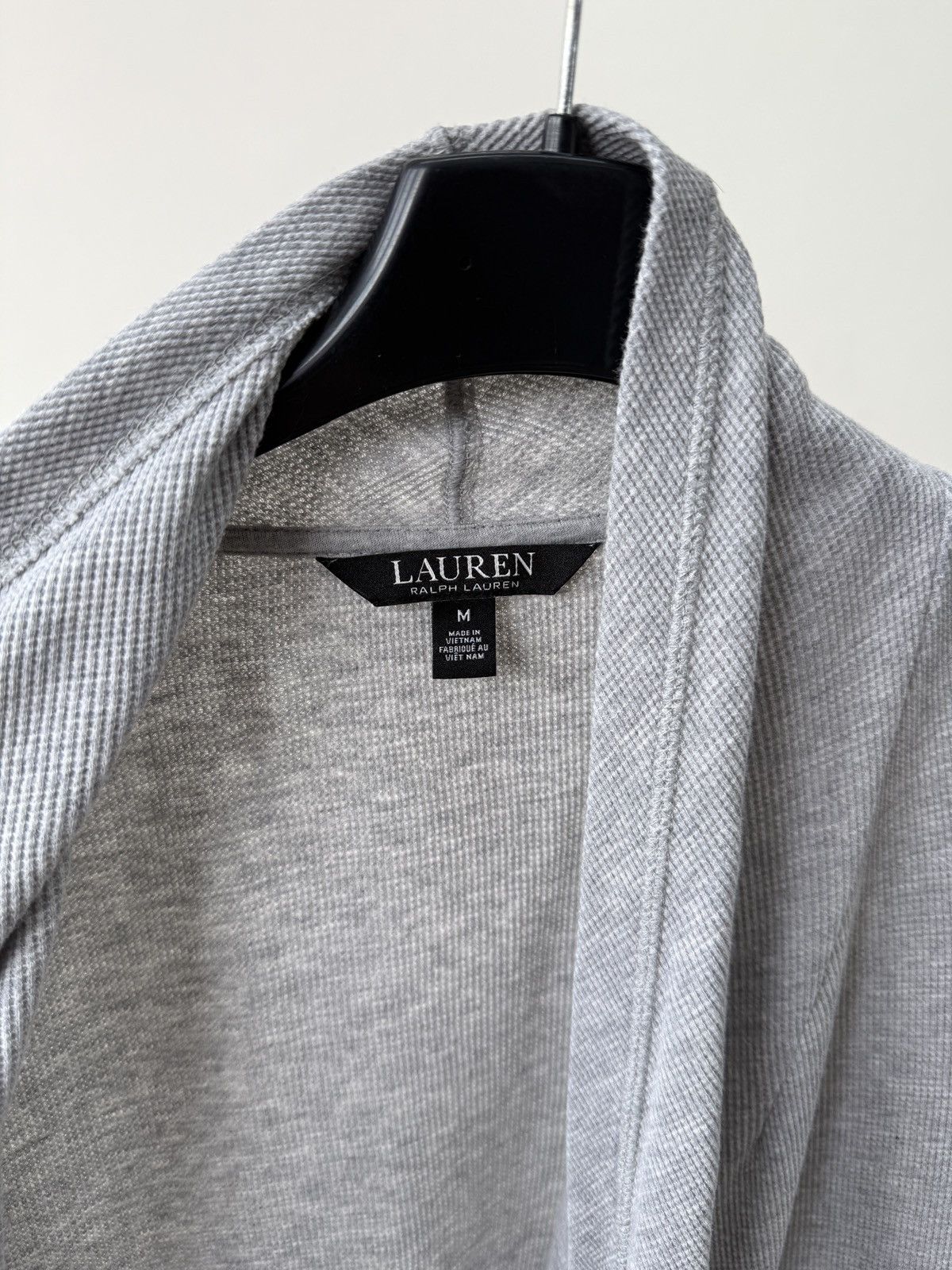 Polo Ralph Lauren Vintage Lauren Ralph Lauren Waffle Knit Cardigan Open Front Size M / US 6-8 / IT 42-44 - 5 Thumbnail
