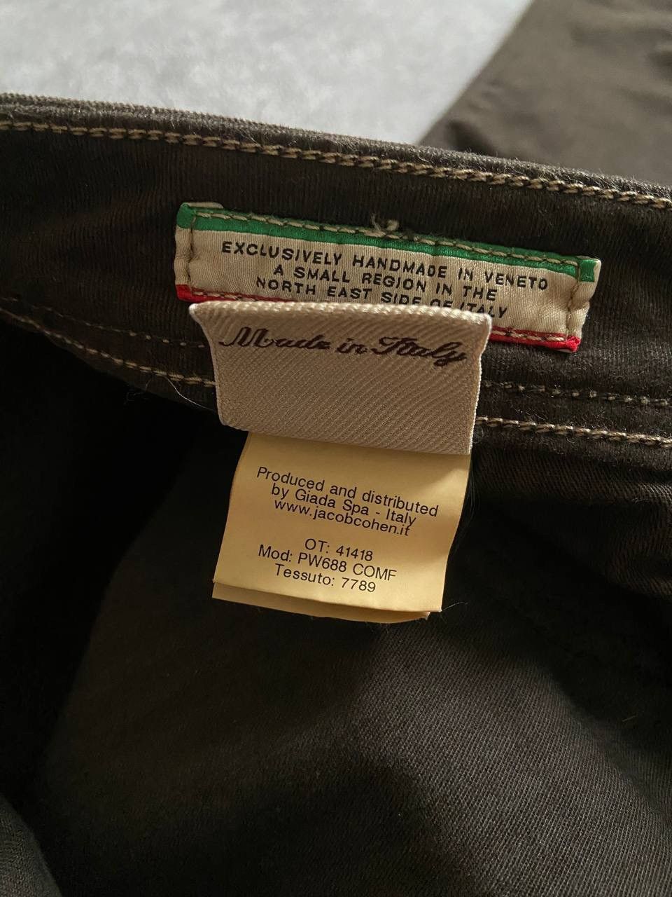 Jacob Cohen Jacob Cohen Style 688 Brown Denim Jeans Men’s Size US 33 - 13 Thumbnail