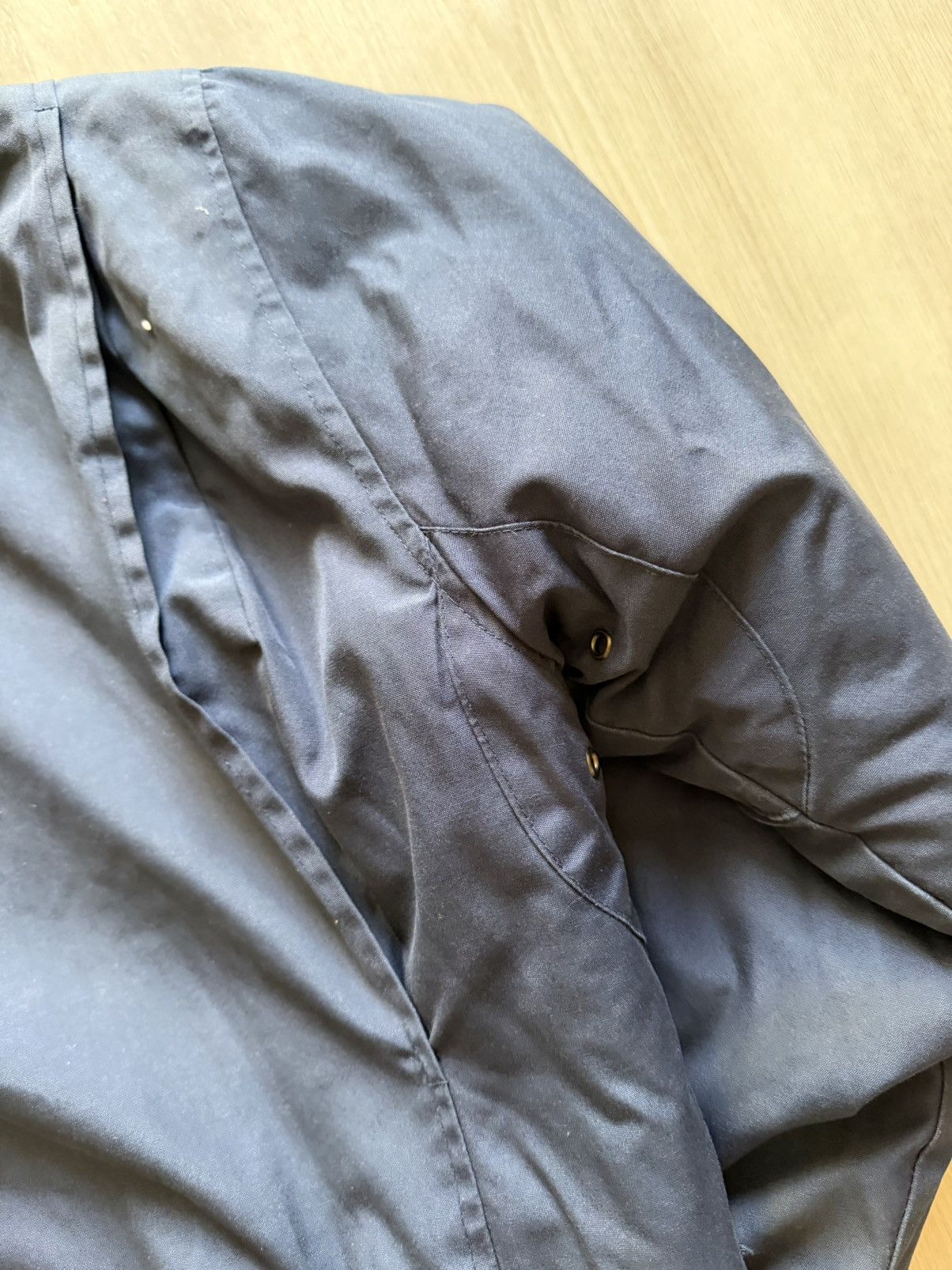 Haggar Vtg Haggar Puffer Bomber w/ Hidden Hood Sz M *stains 90s 80s Size US M / EU 48-50 / 2 - 10 Thumbnail