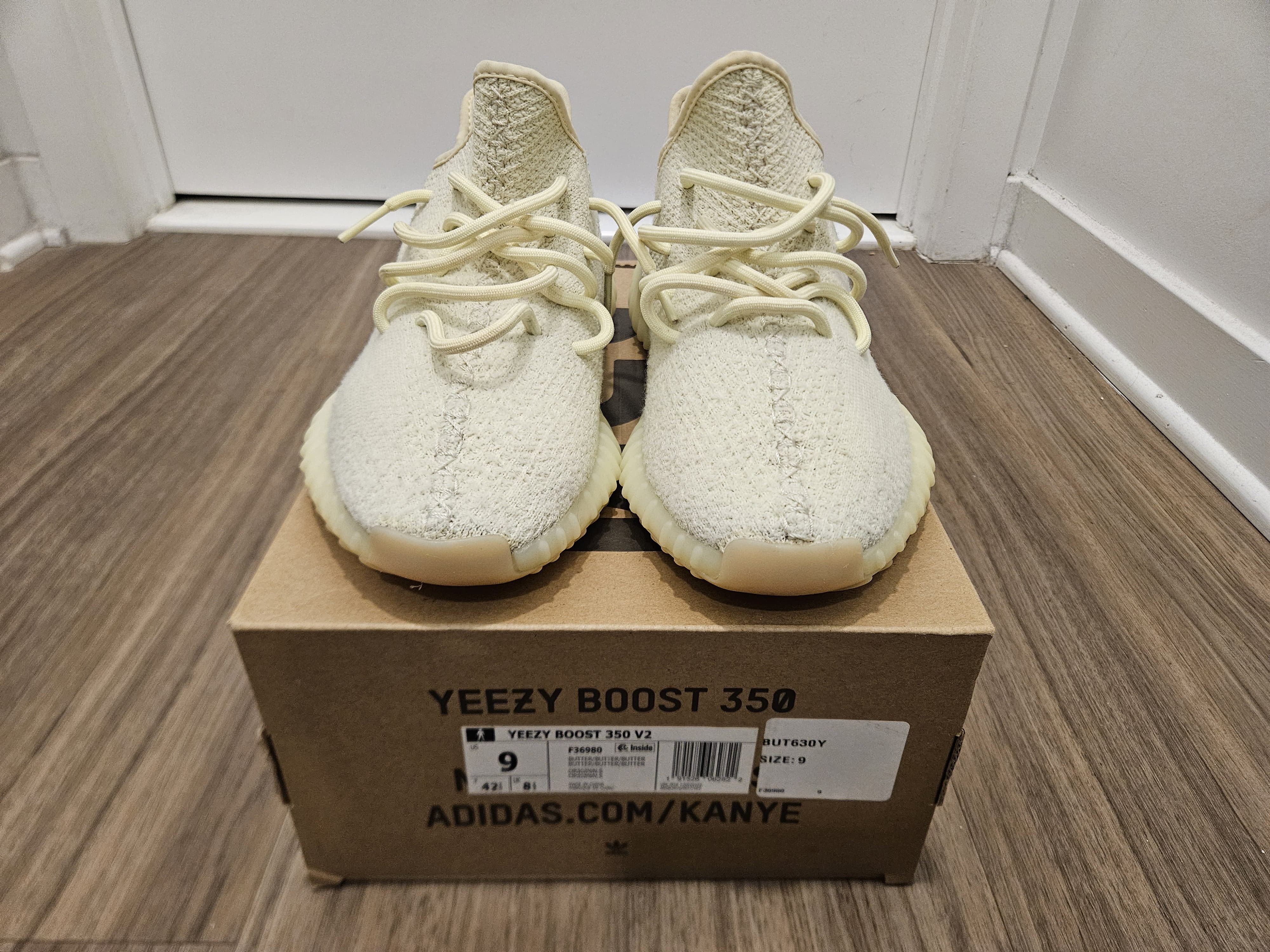 Adidas Adidas Yeezy Boost 350 V2 Butter Size US 9 / EU 42 - 4 Thumbnail