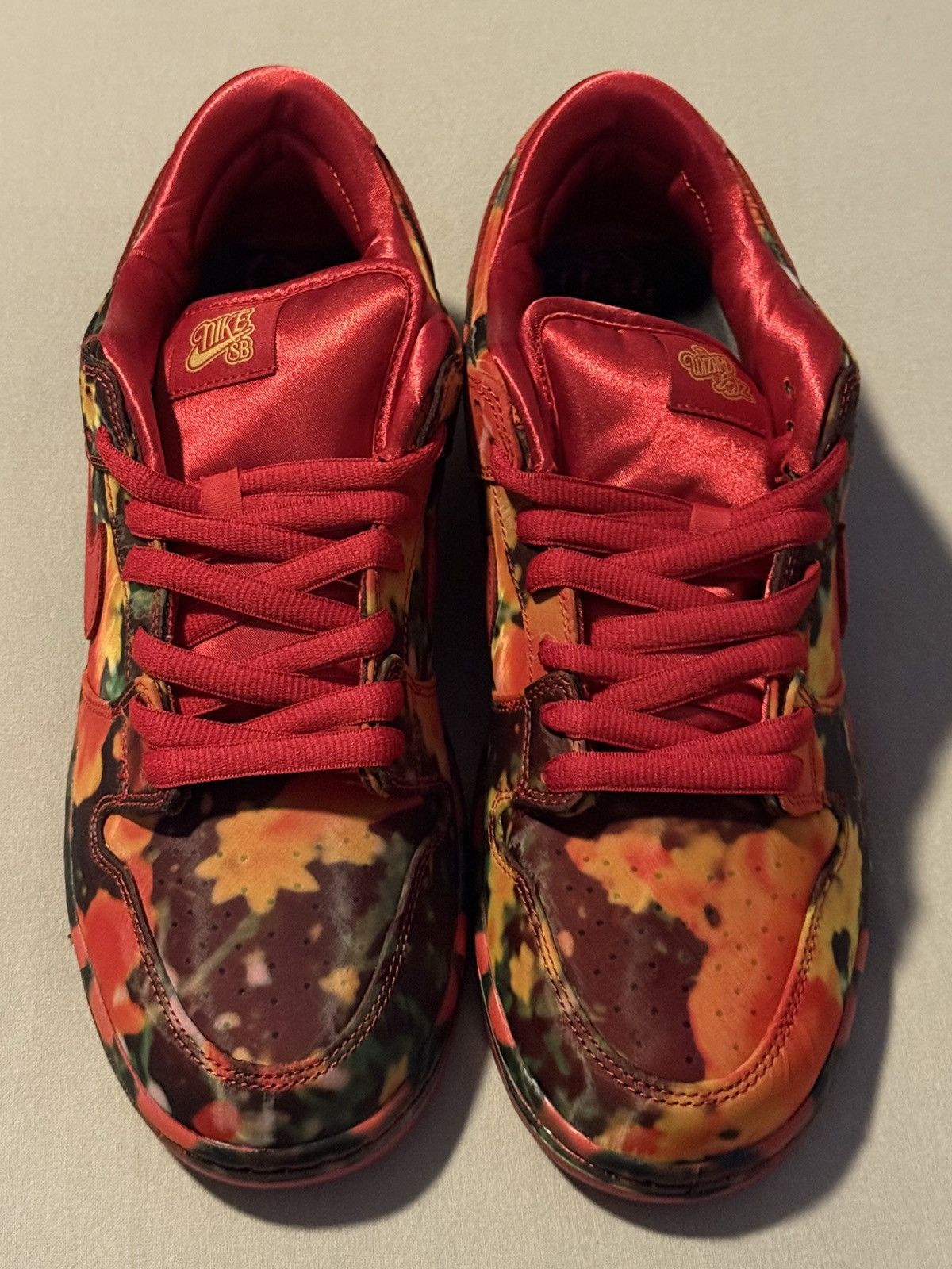 Nike SB Nike SB Dunk Low Pro Wizard Of Oz Poppy Field Brand New DS Size US 11 / EU 44 - 3 Thumbnail