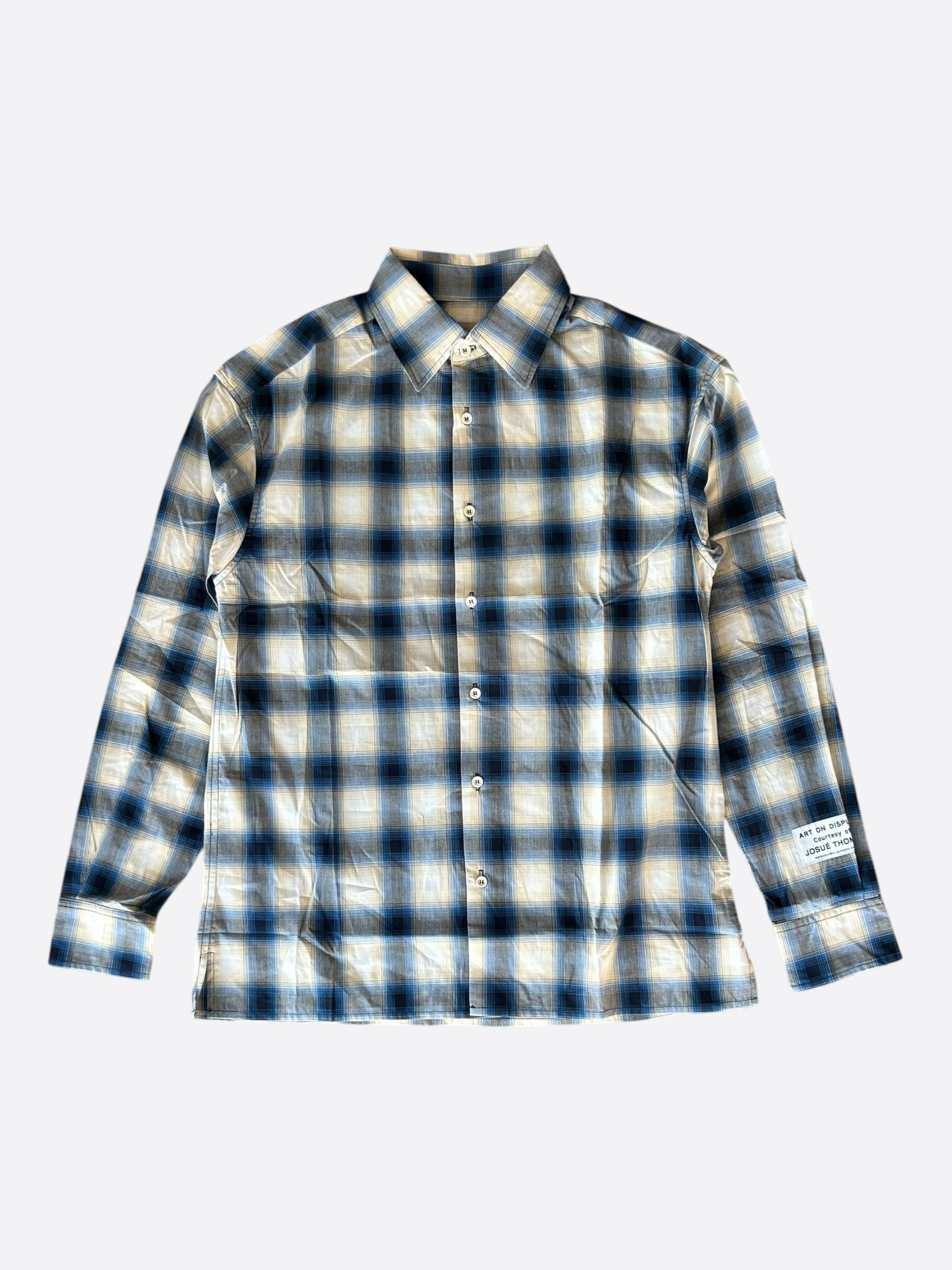 Gallery Dept Navy Plaid Dre Button Up Shirt
